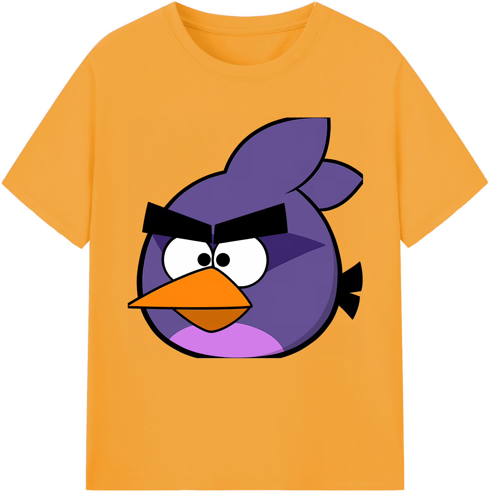 （画像用） Angry Birds アングリーバード レディースカジュアルプリントTシャツ（綿100％）
