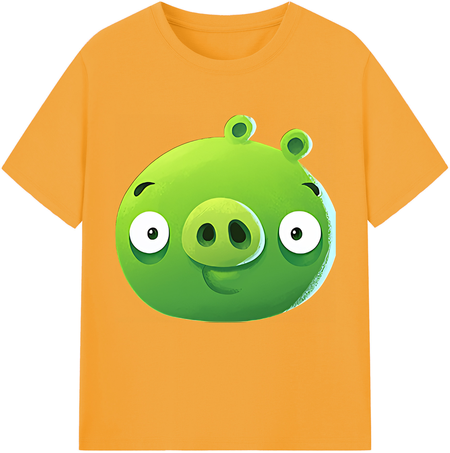 （画像用） Angry Birds アングリーバード レディースカジュアルプリントTシャツ（綿100％）