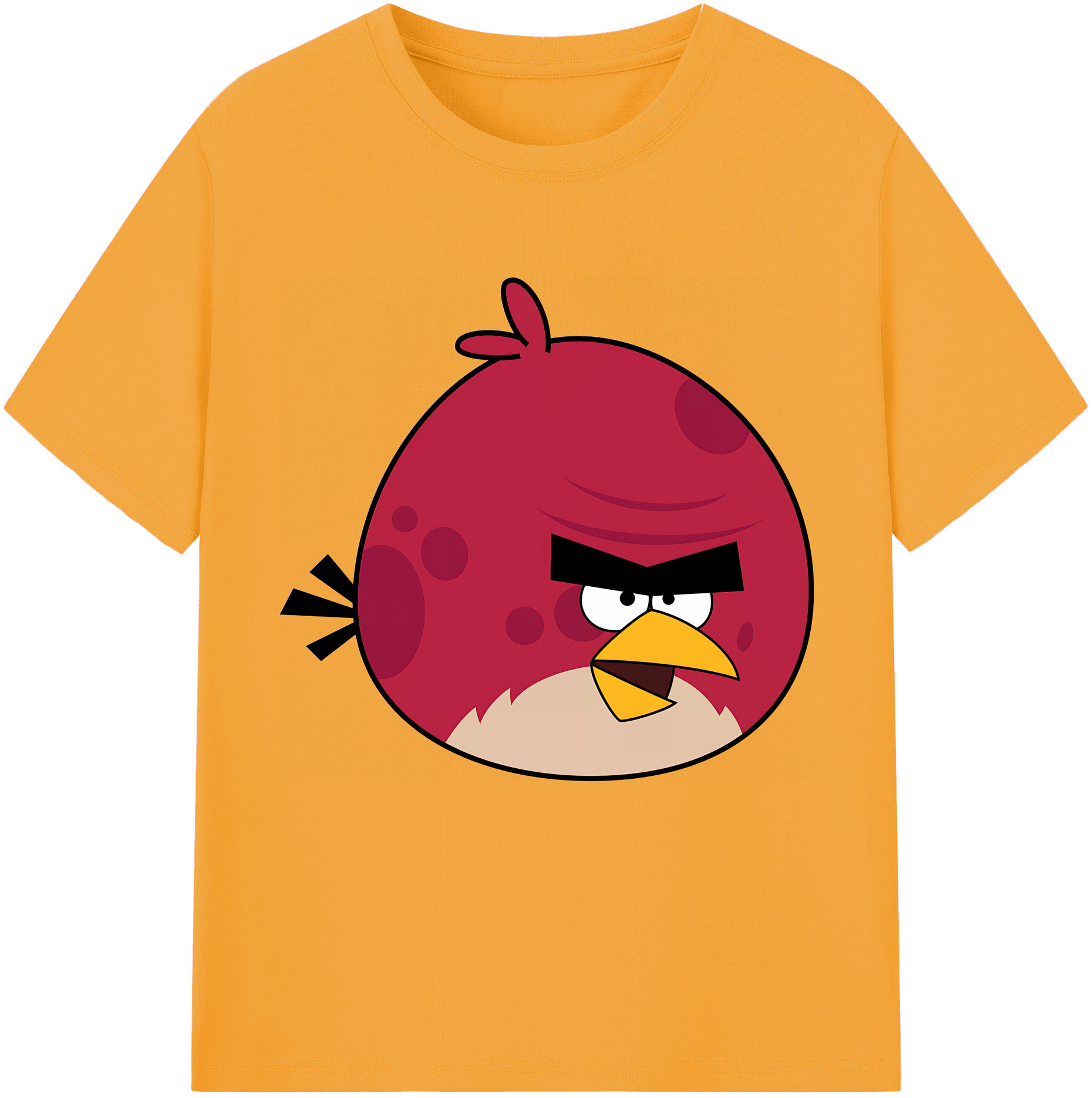 （画像用） Angry Birds アングリーバード レディースカジュアルプリントTシャツ（綿100％）