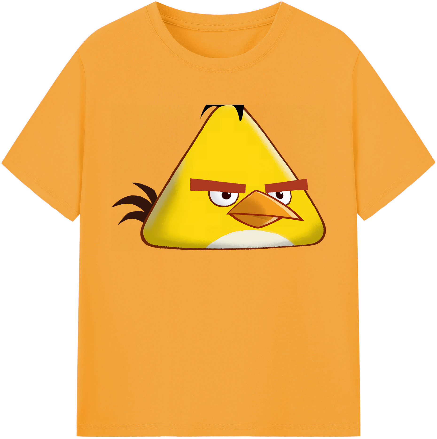 （画像用） Angry Birds アングリーバード レディースカジュアルプリントTシャツ（綿100％）
