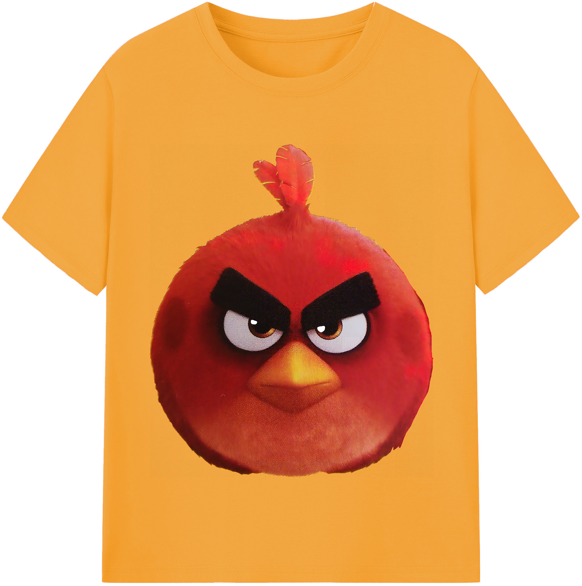 （画像用） Angry Birds アングリーバード レディースカジュアルプリントTシャツ（綿100％）