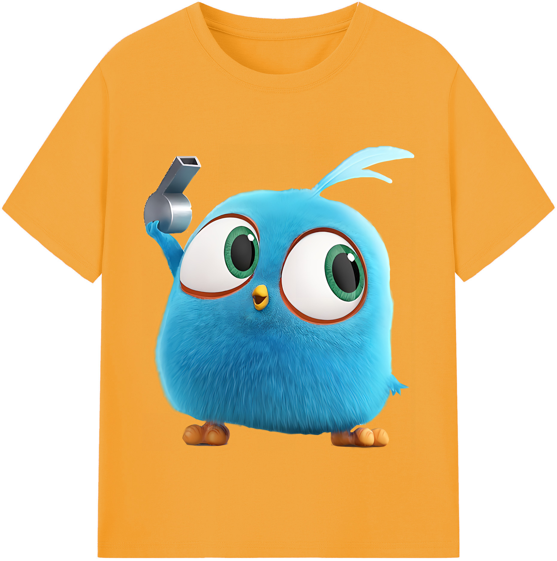 （画像用） Angry Birds アングリーバード レディースカジュアルプリントTシャツ（綿100％）