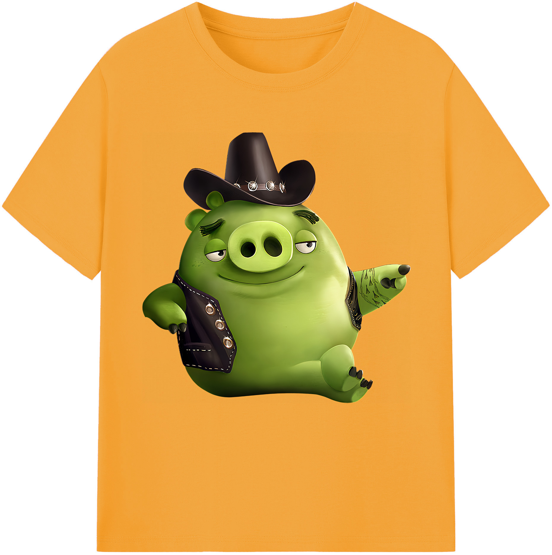 （画像用） Angry Birds アングリーバード レディースカジュアルプリントTシャツ（綿100％）
