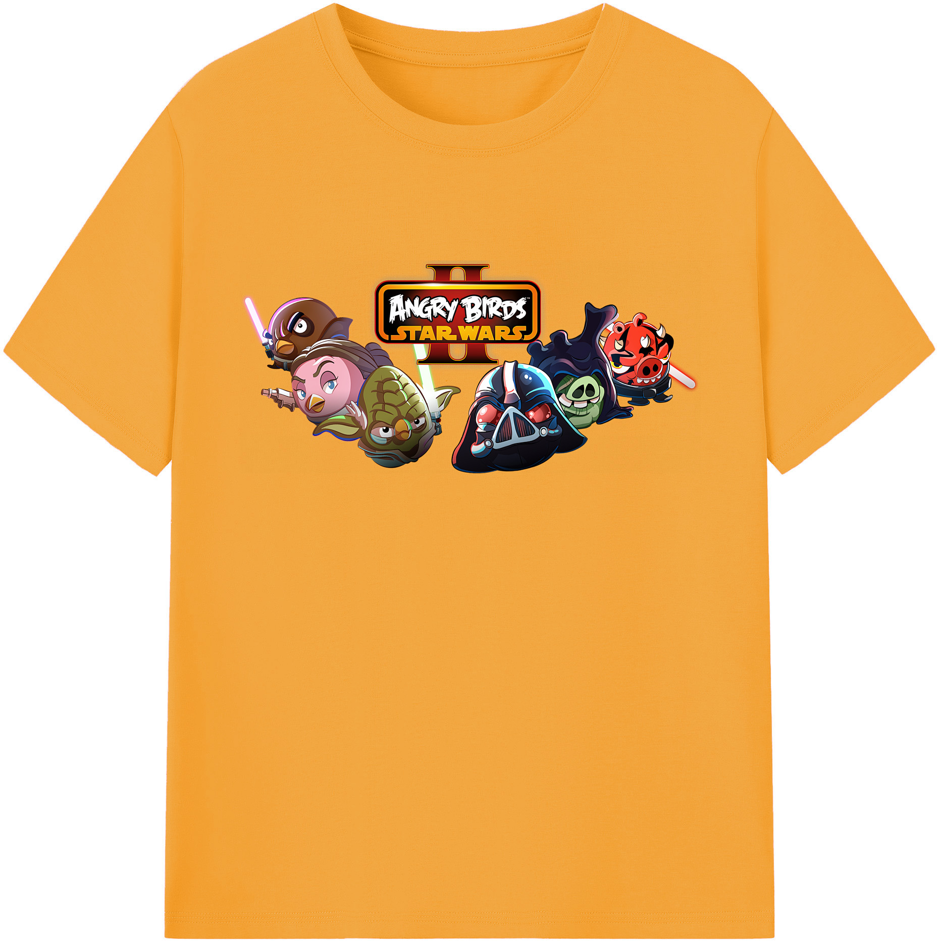 （画像用） Angry Birds アングリーバード レディースカジュアルプリントTシャツ（綿100％）
