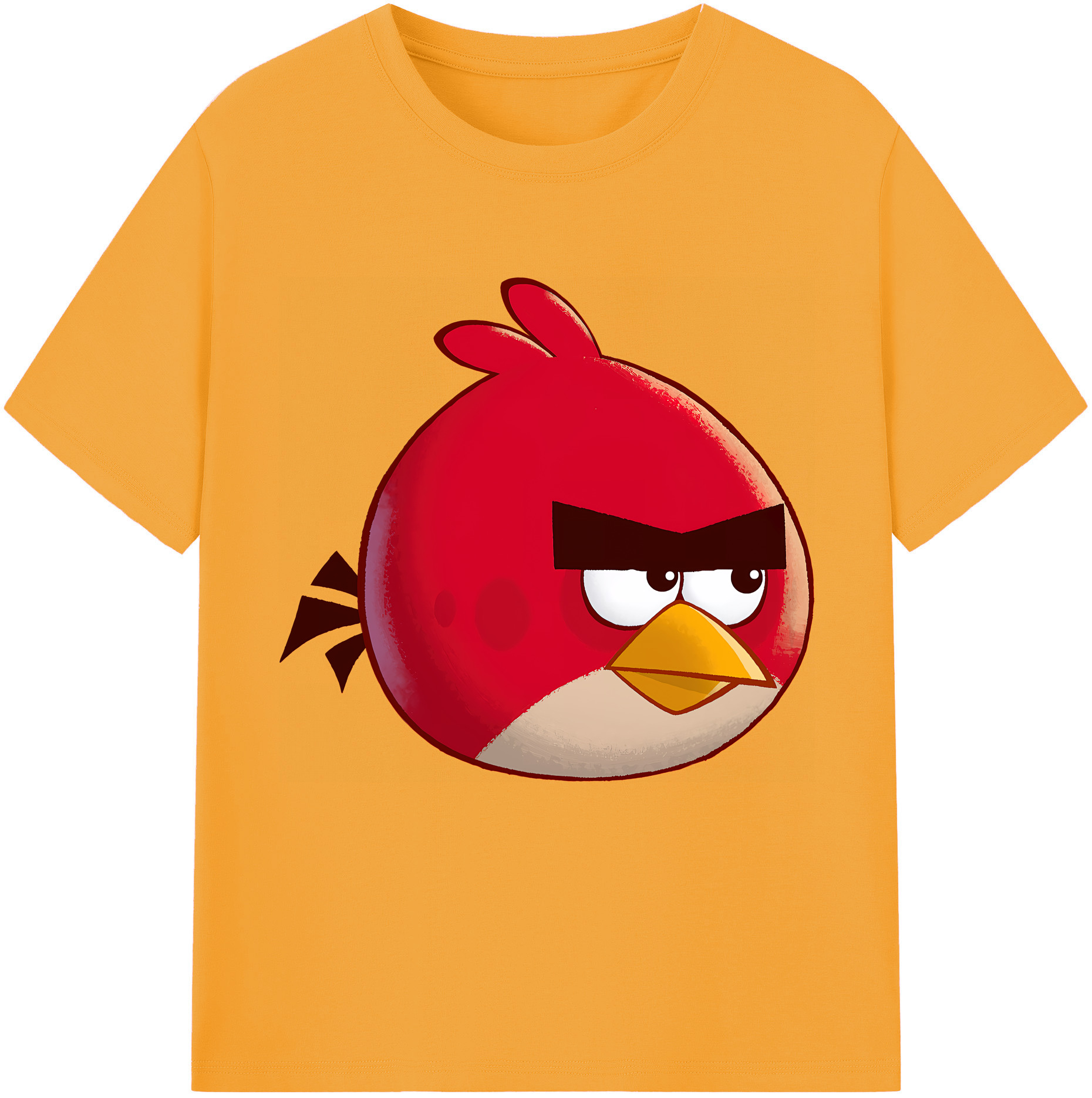 （画像用） Angry Birds アングリーバード レディースカジュアルプリントTシャツ（綿100％）