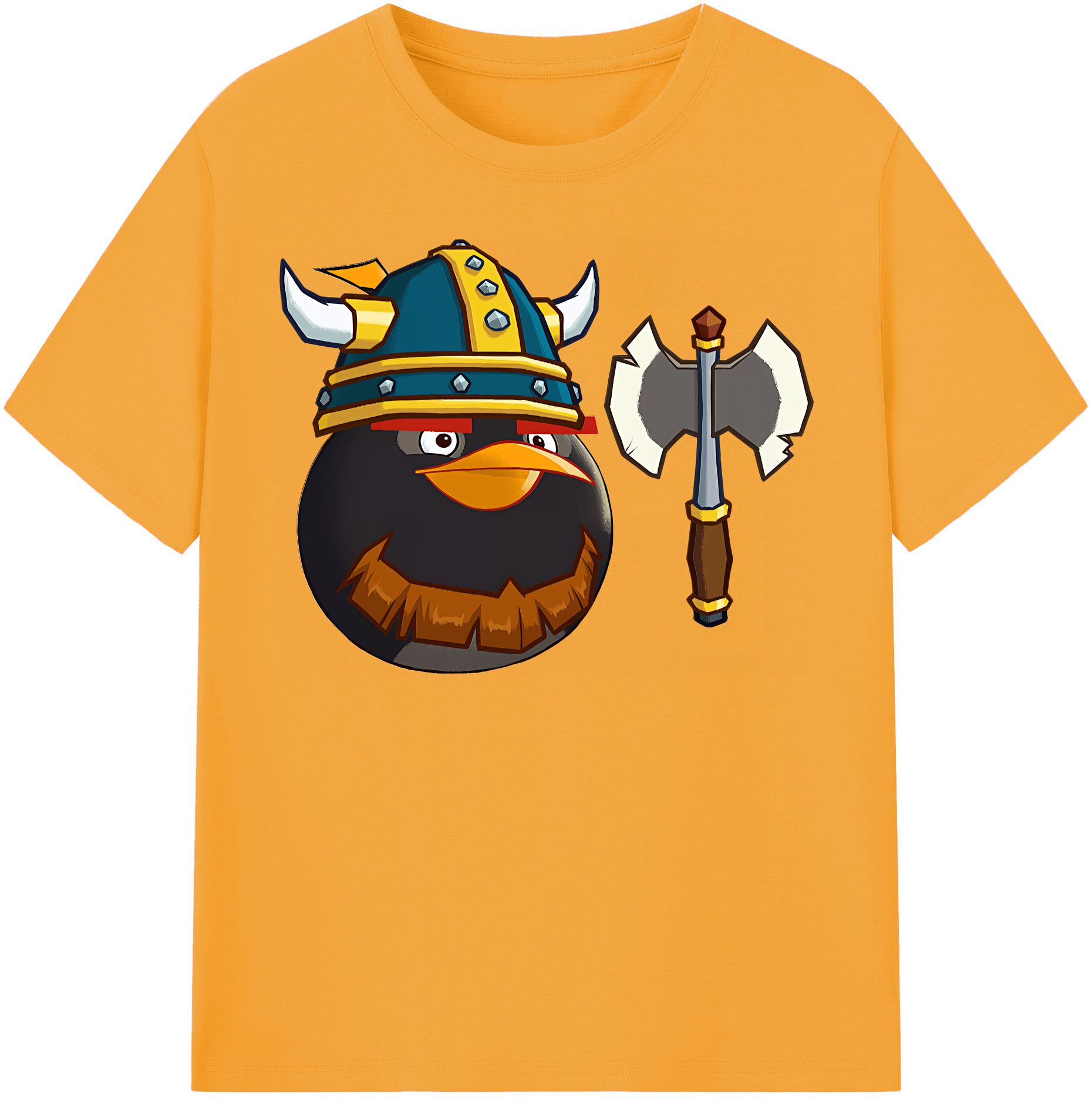 （画像用） Angry Birds アングリーバード レディースカジュアルプリントTシャツ（綿100％）