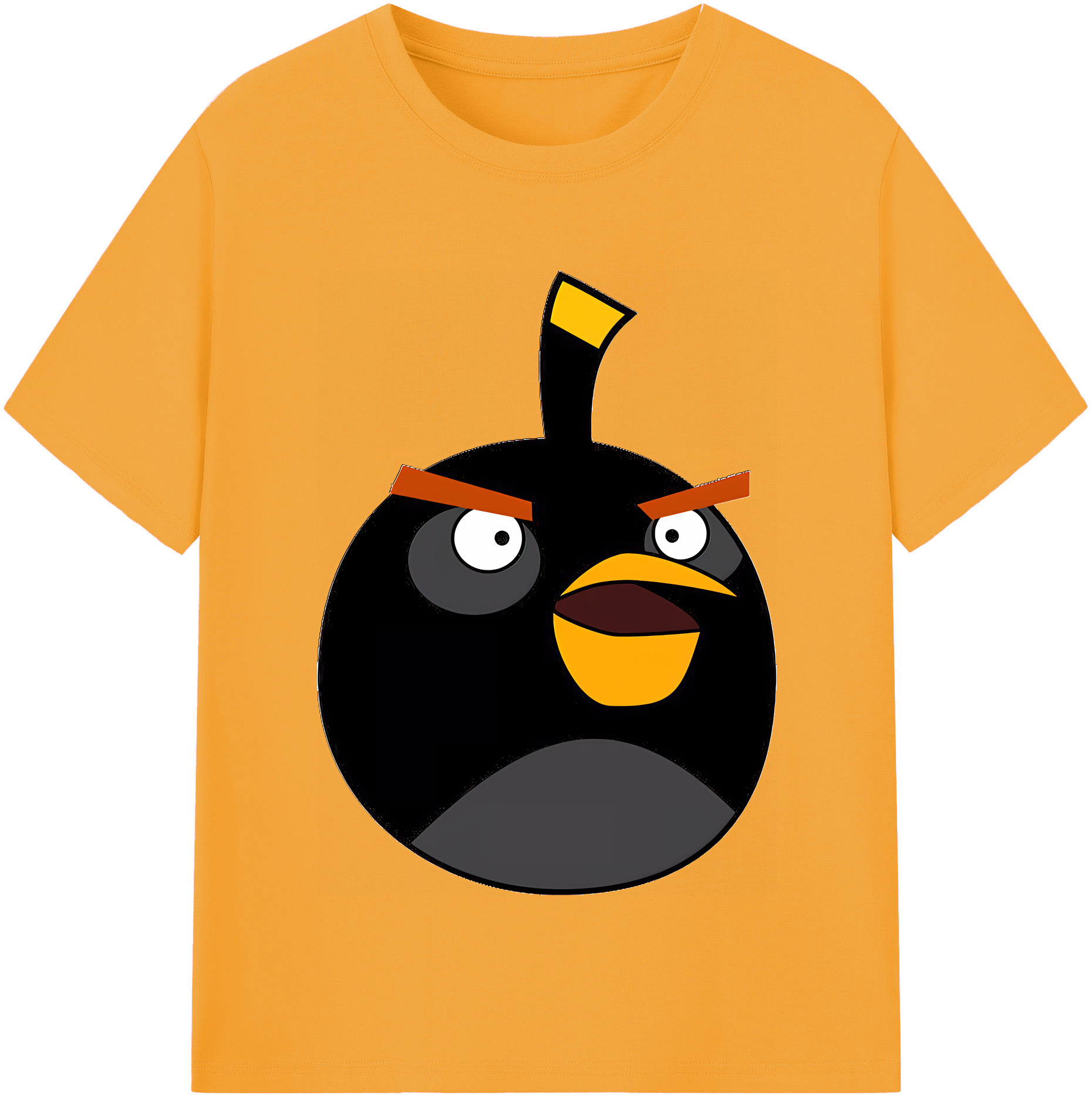 （画像用） Angry Birds アングリーバード レディースカジュアルプリントTシャツ（綿100％）
