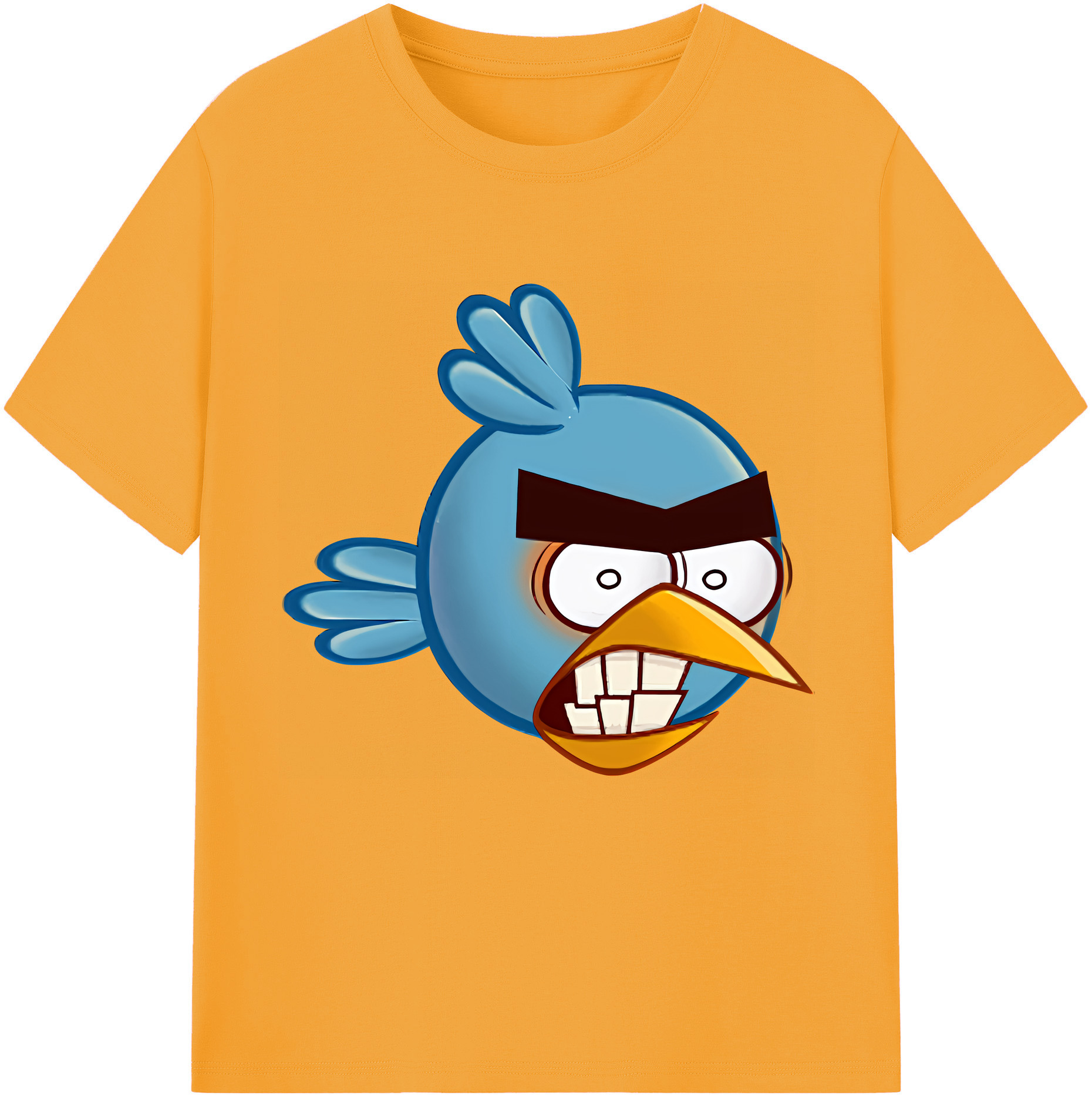 （画像用） Angry Birds アングリーバード レディースカジュアルプリントTシャツ（綿100％）