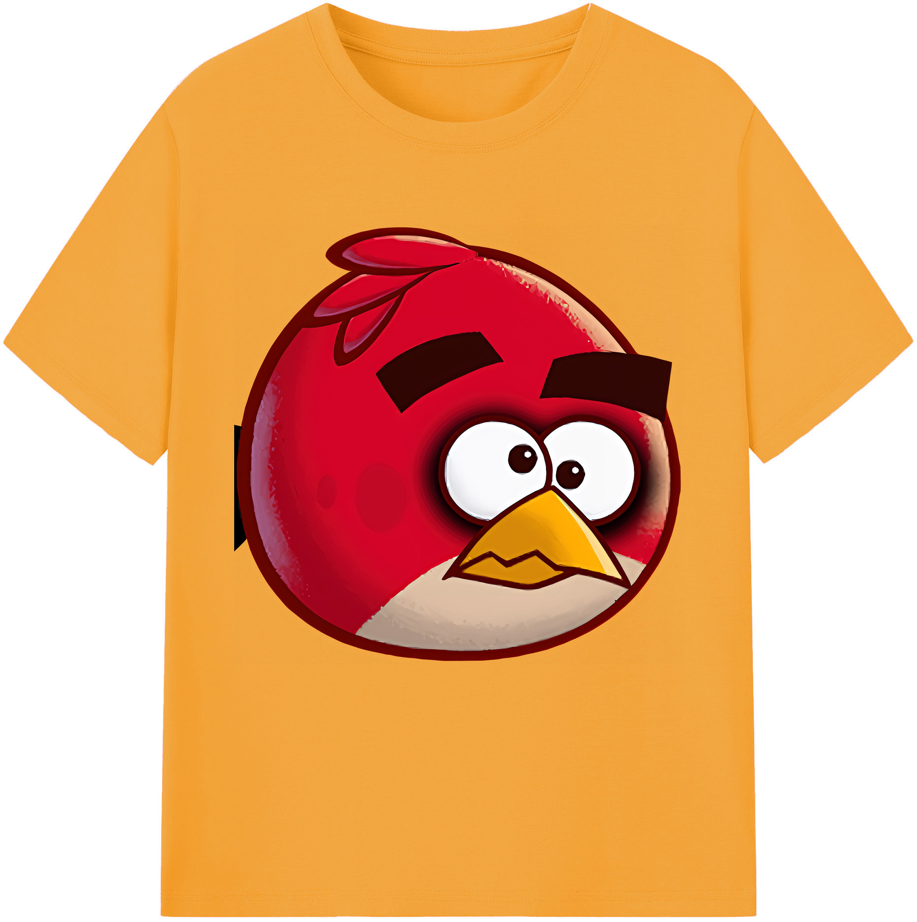 （画像用） Angry Birds アングリーバード レディースカジュアルプリントTシャツ（綿100％）