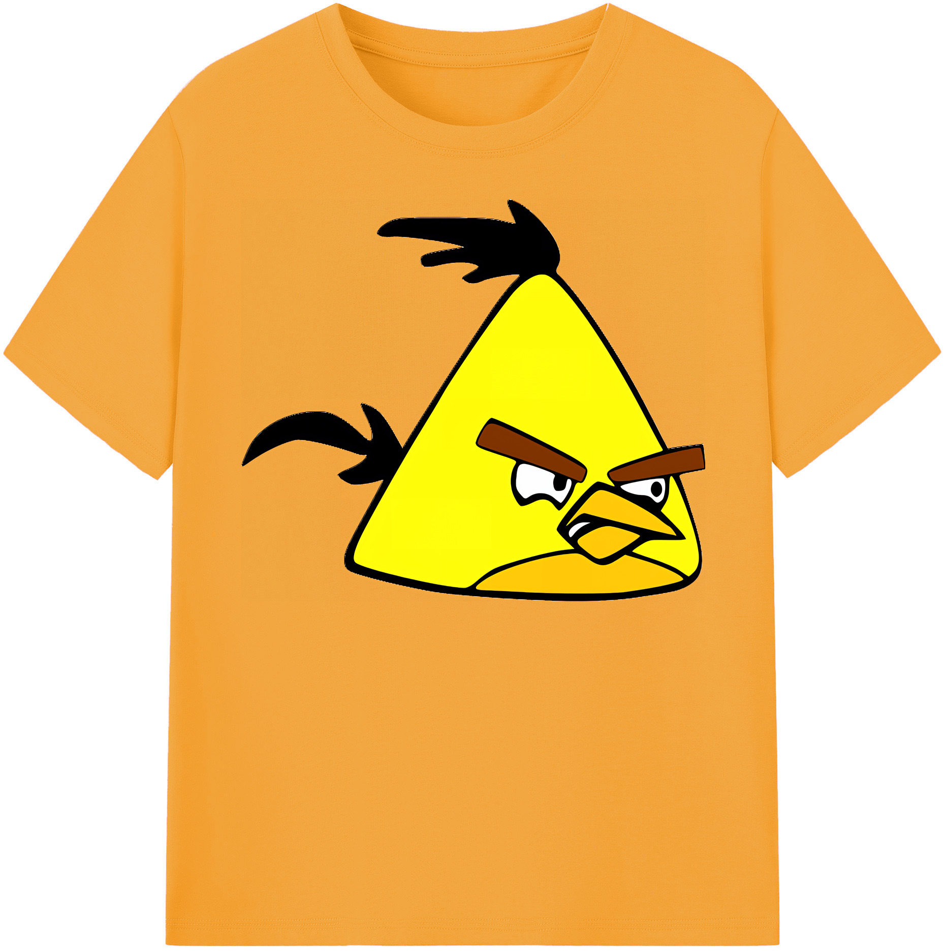 （画像用） Angry Birds アングリーバード レディースカジュアルプリントTシャツ（綿100％）