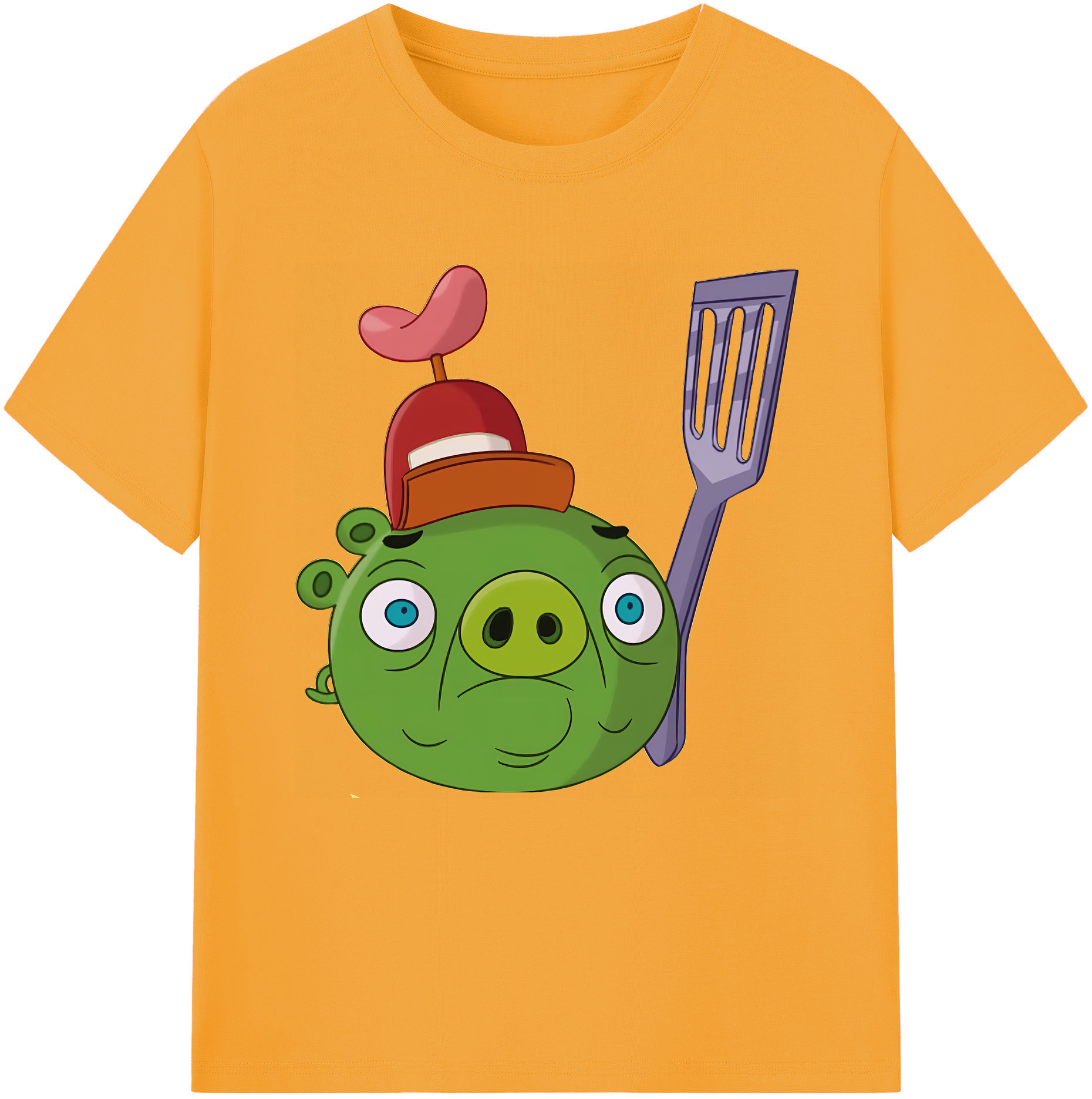 （画像用） Angry Birds アングリーバード レディースカジュアルプリントTシャツ（綿100％）