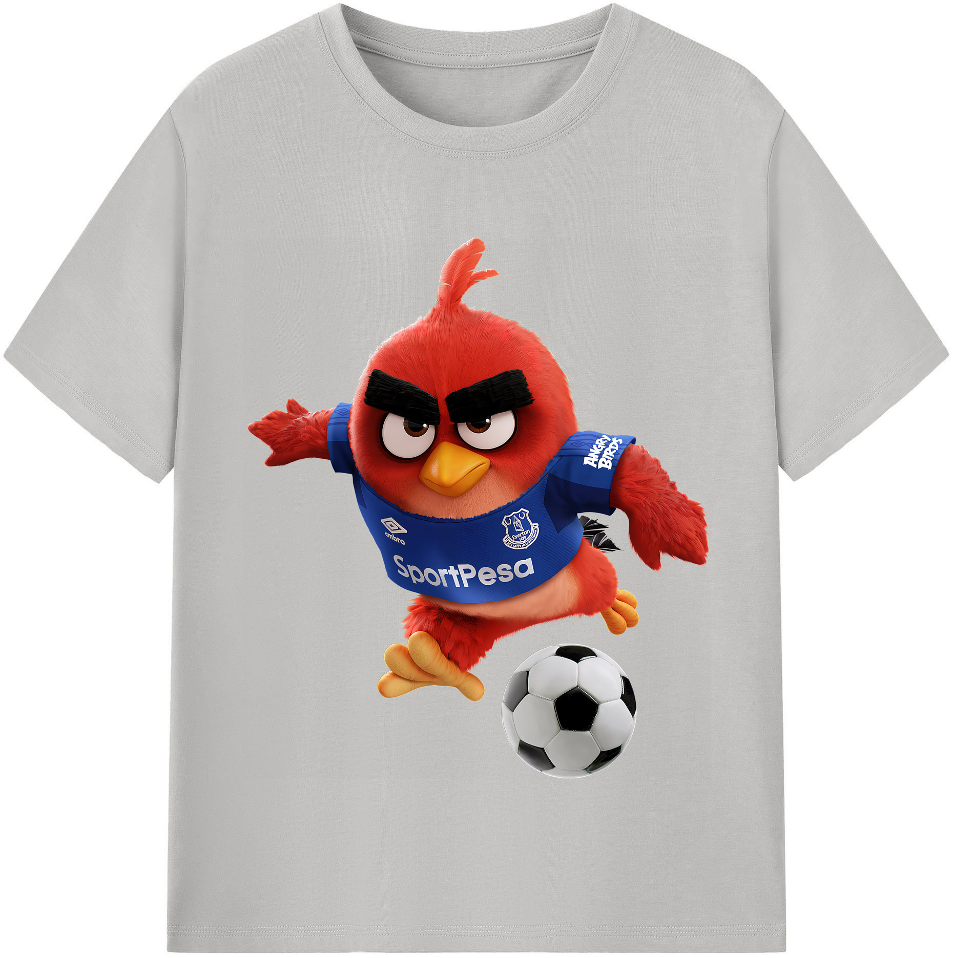 （画像用） Angry Birds アングリーバード レディースカジュアルプリントTシャツ（綿100％）
