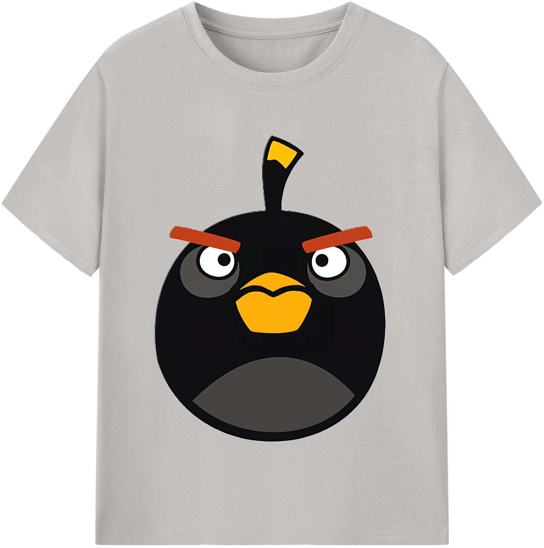 （画像用） Angry Birds アングリーバード レディースカジュアルプリントTシャツ（綿100％）