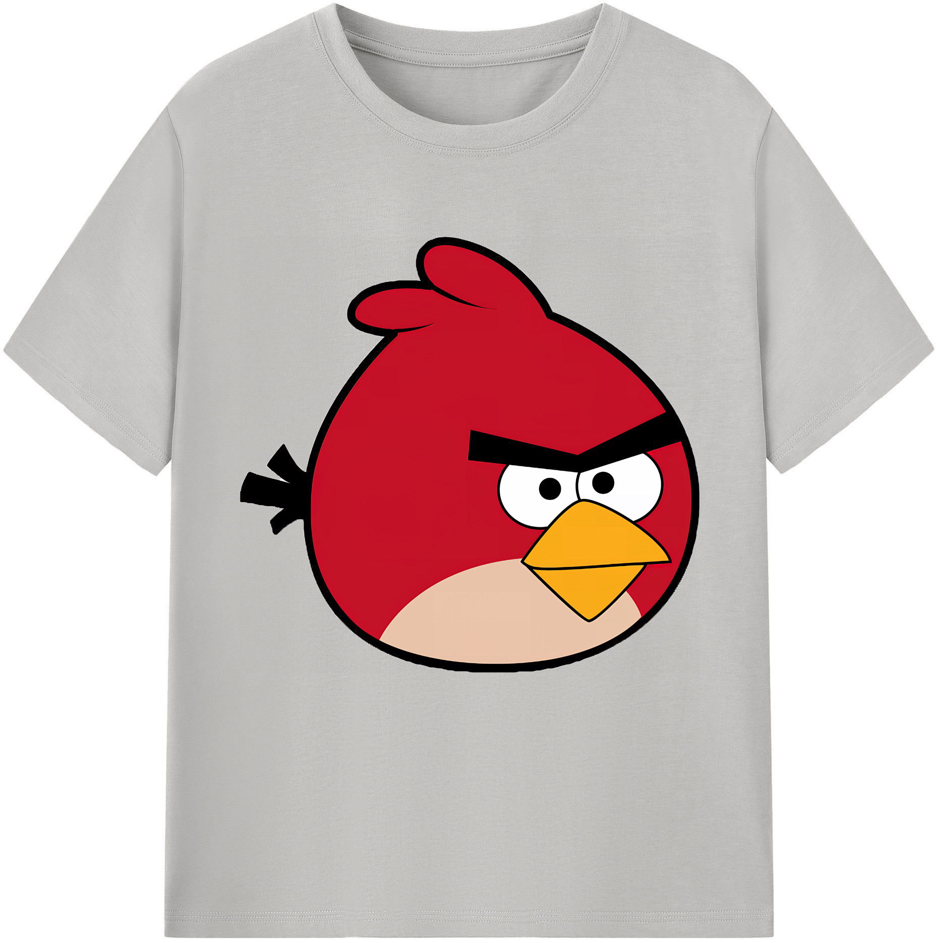（画像用） Angry Birds アングリーバード レディースカジュアルプリントTシャツ（綿100％）