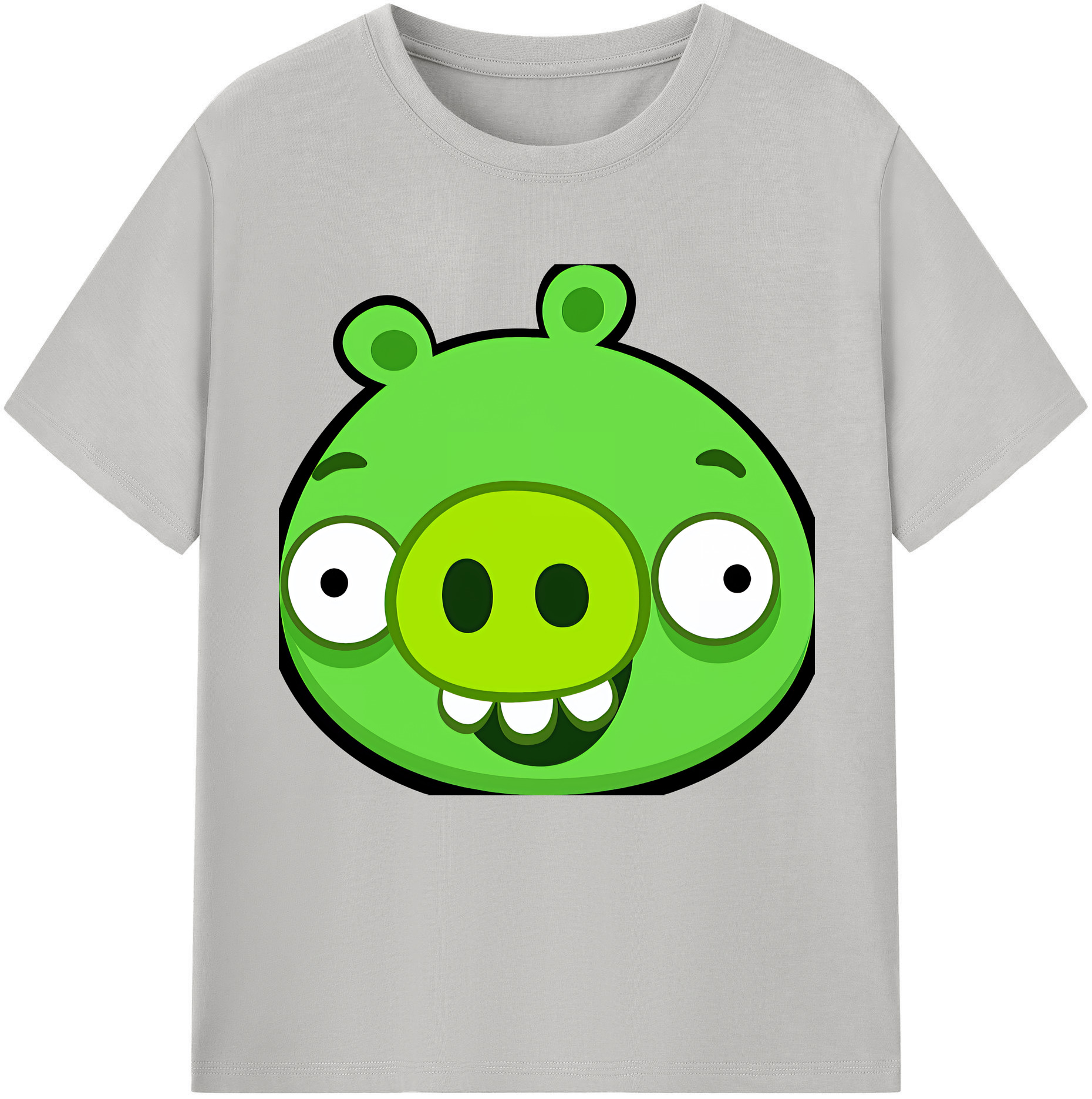 （画像用） Angry Birds アングリーバード レディースカジュアルプリントTシャツ（綿100％）