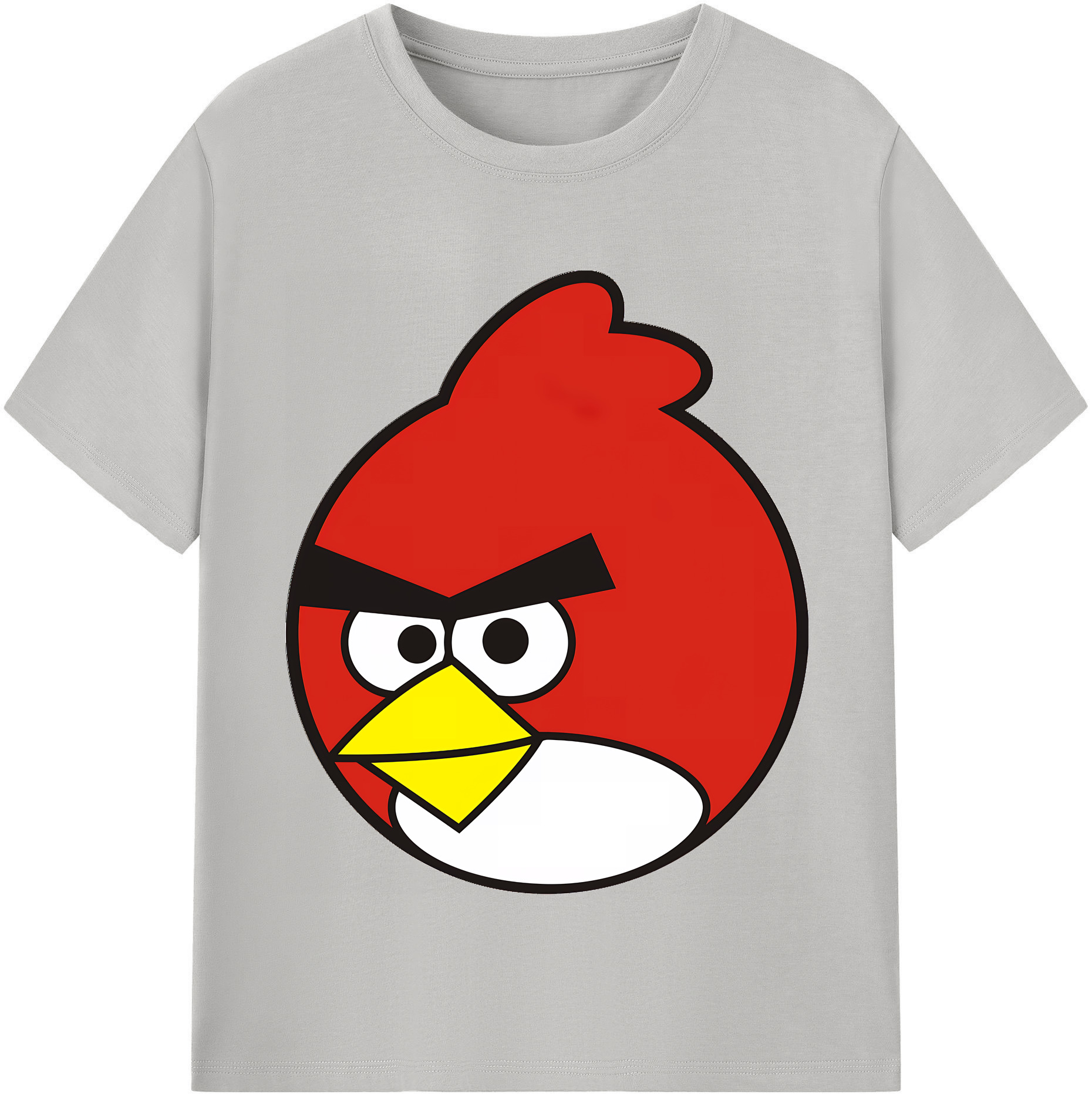 （画像用） Angry Birds アングリーバード レディースカジュアルプリントTシャツ（綿100％）