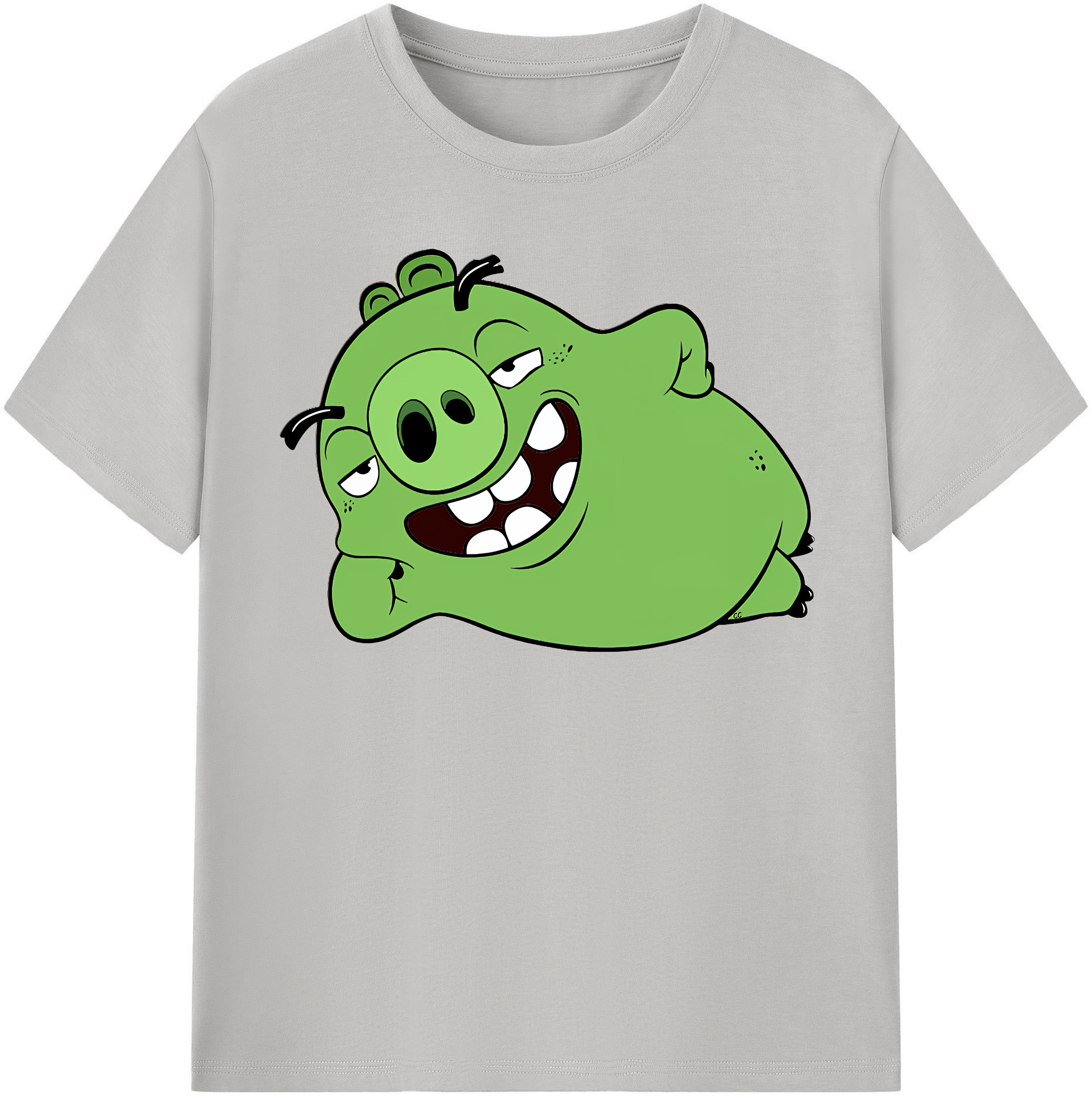 （画像用） Angry Birds アングリーバード レディースカジュアルプリントTシャツ（綿100％）