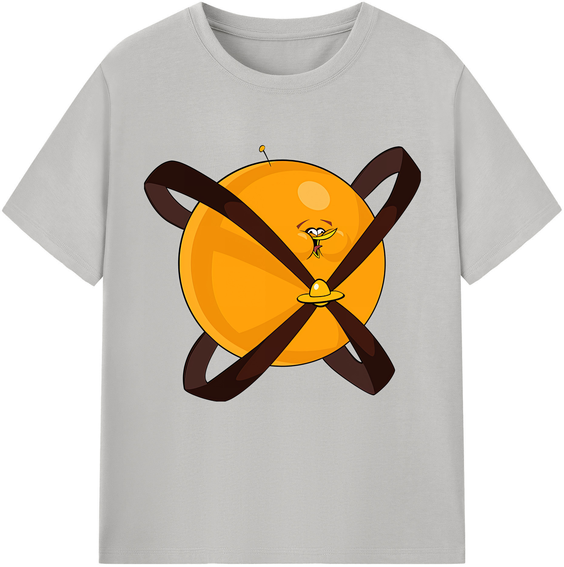 （画像用） Angry Birds アングリーバード レディースカジュアルプリントTシャツ（綿100％）