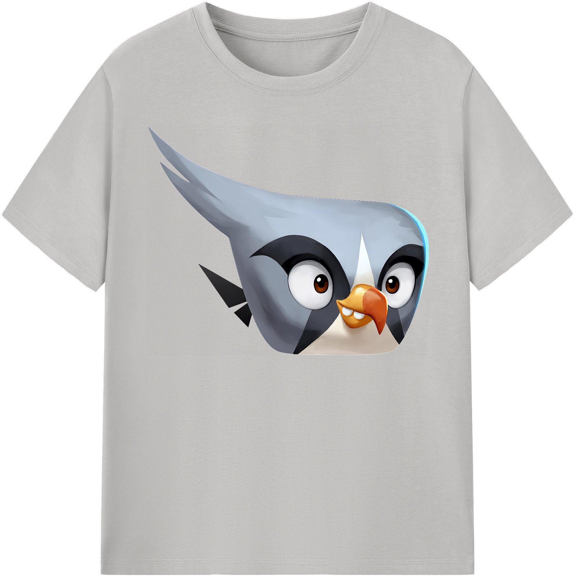 （画像用） Angry Birds アングリーバード レディースカジュアルプリントTシャツ（綿100％）