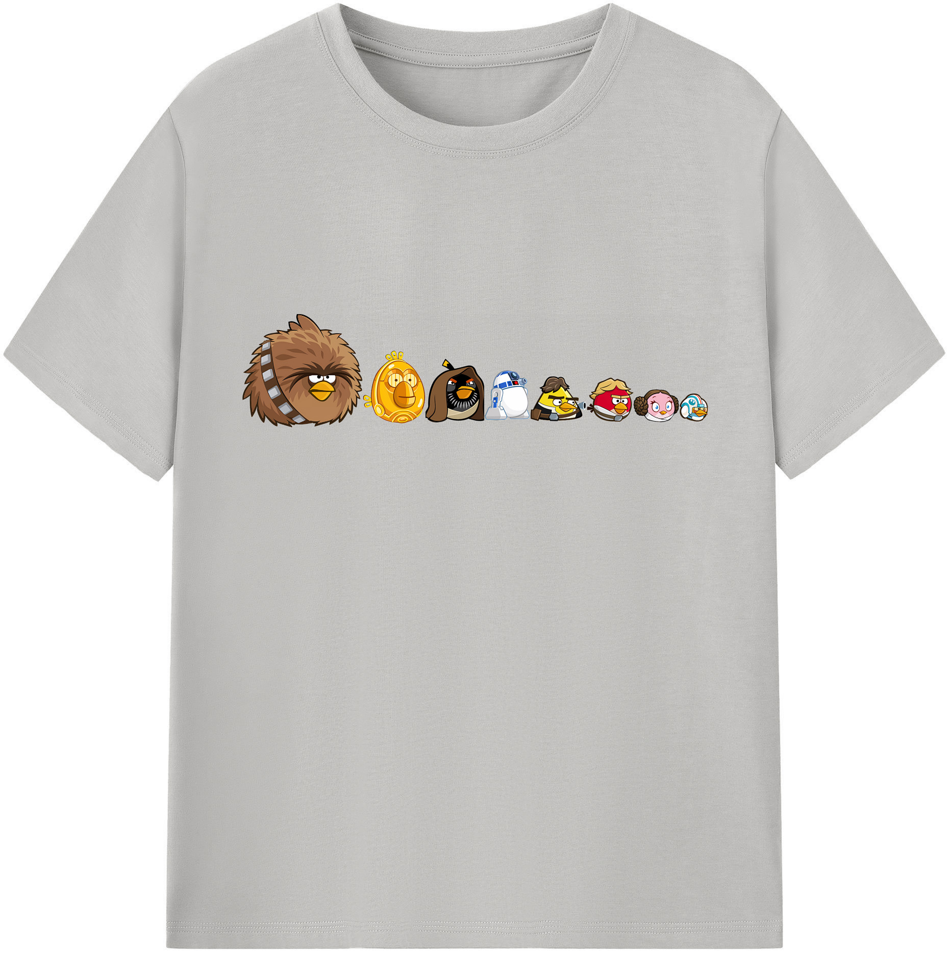 （画像用） Angry Birds アングリーバード レディースカジュアルプリントTシャツ（綿100％）