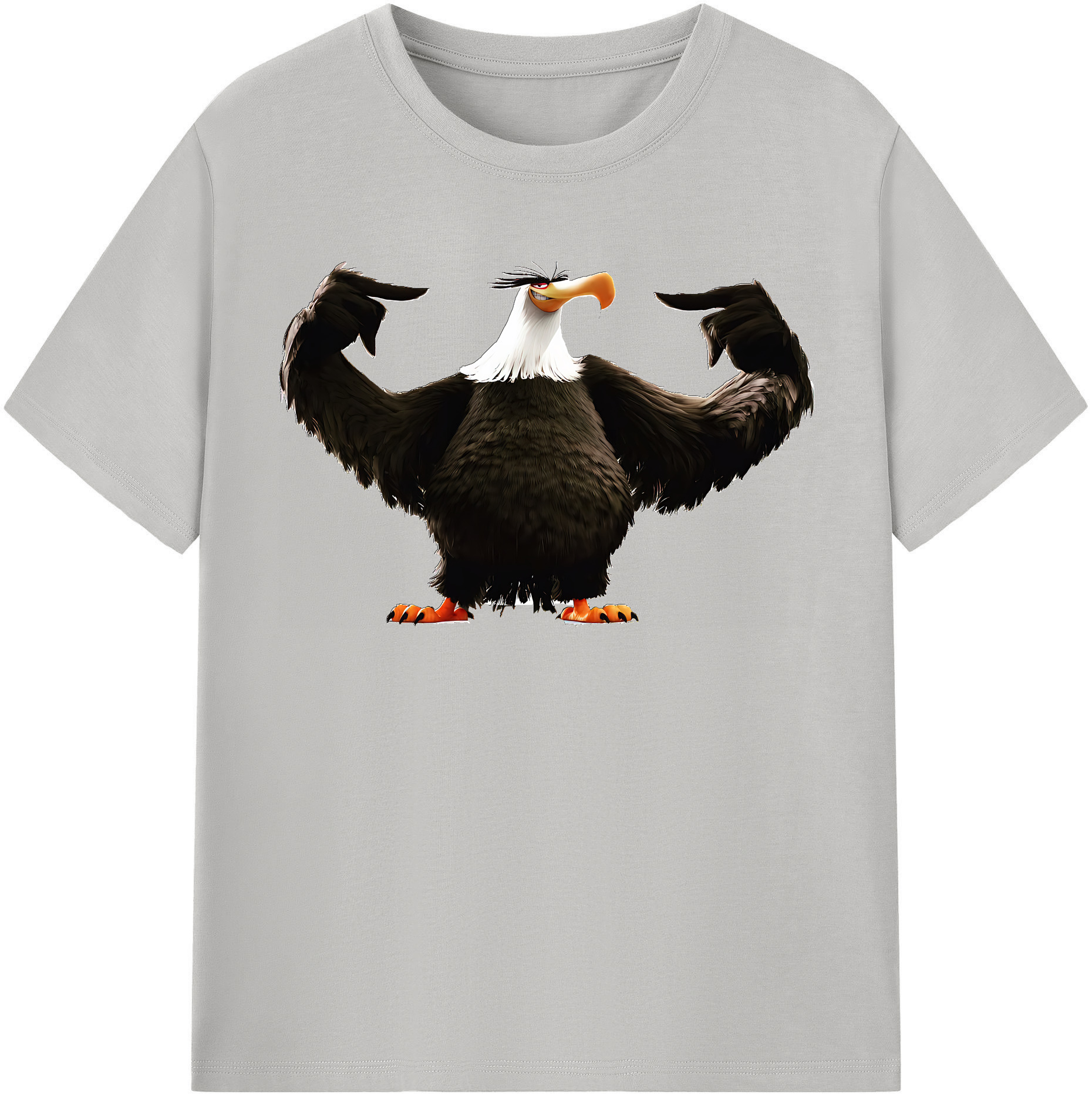 （画像用） Angry Birds アングリーバード レディースカジュアルプリントTシャツ（綿100％）