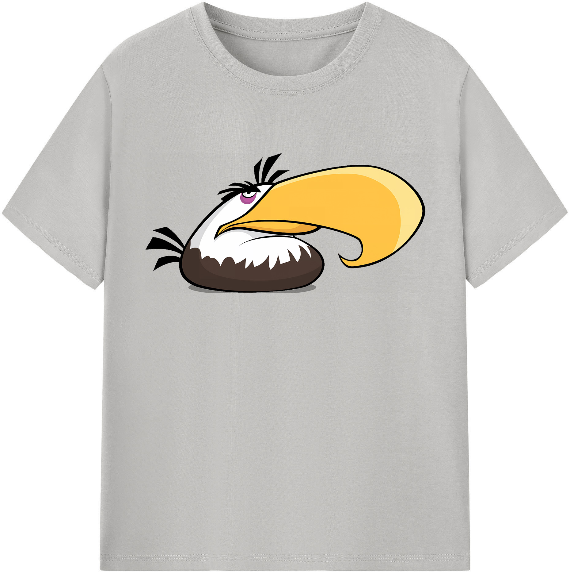 （画像用） Angry Birds アングリーバード レディースカジュアルプリントTシャツ（綿100％）