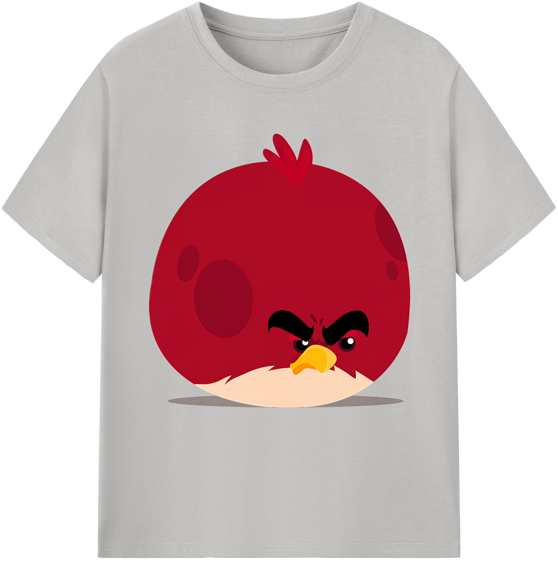 （画像用） Angry Birds アングリーバード レディースカジュアルプリントTシャツ（綿100％）