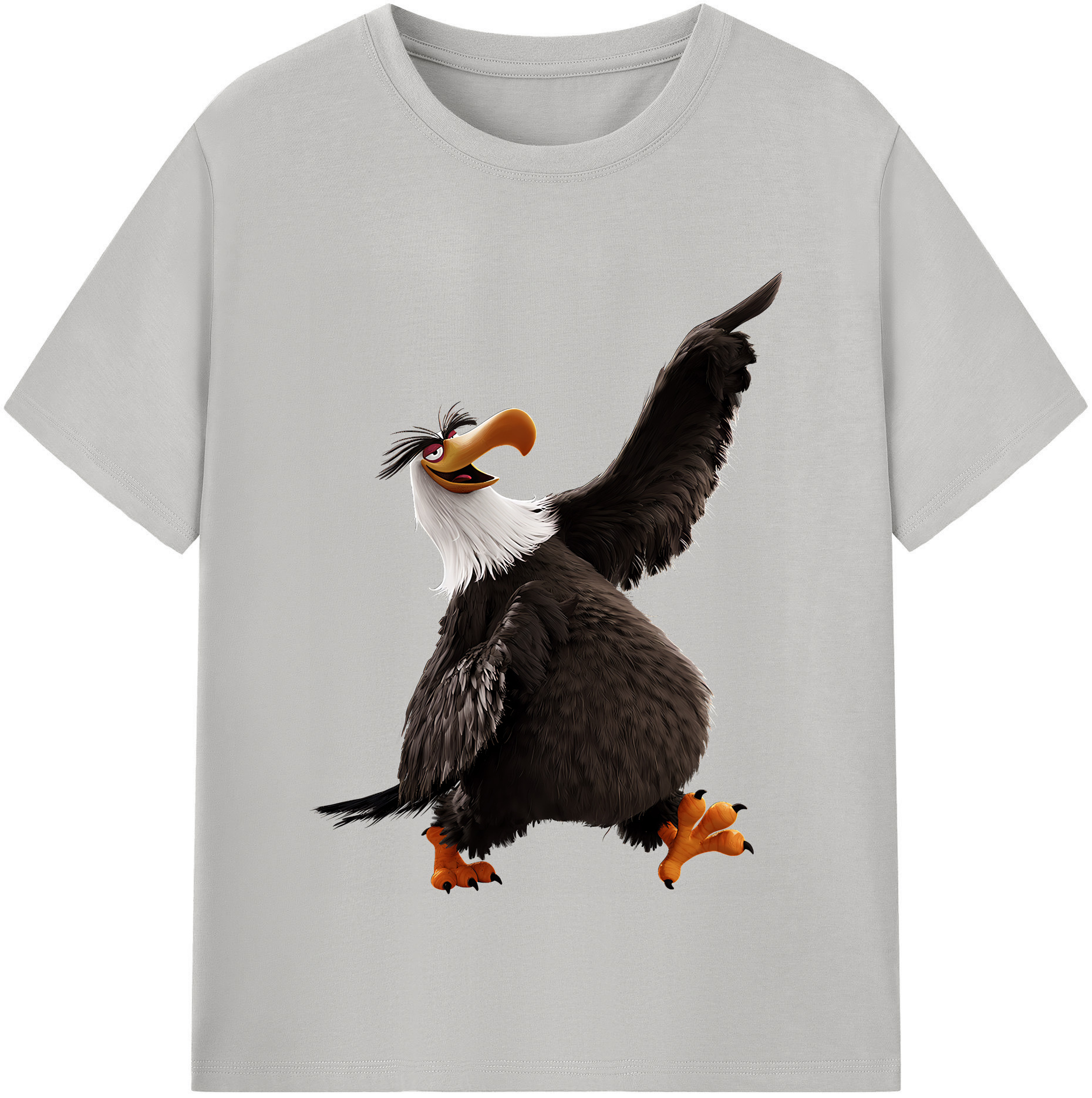 （画像用） Angry Birds アングリーバード レディースカジュアルプリントTシャツ（綿100％）