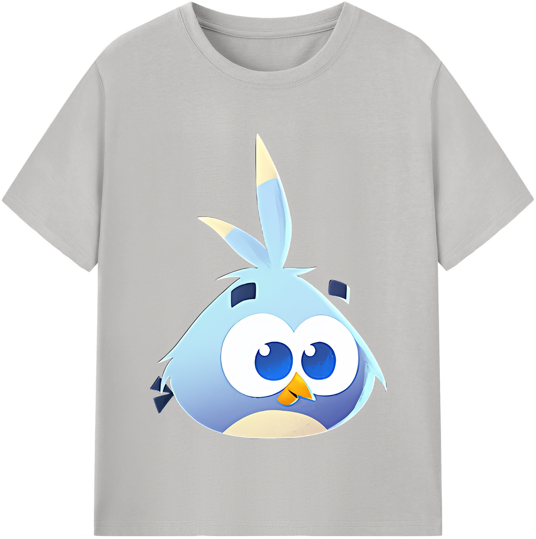 （画像用） Angry Birds アングリーバード レディースカジュアルプリントTシャツ（綿100％）