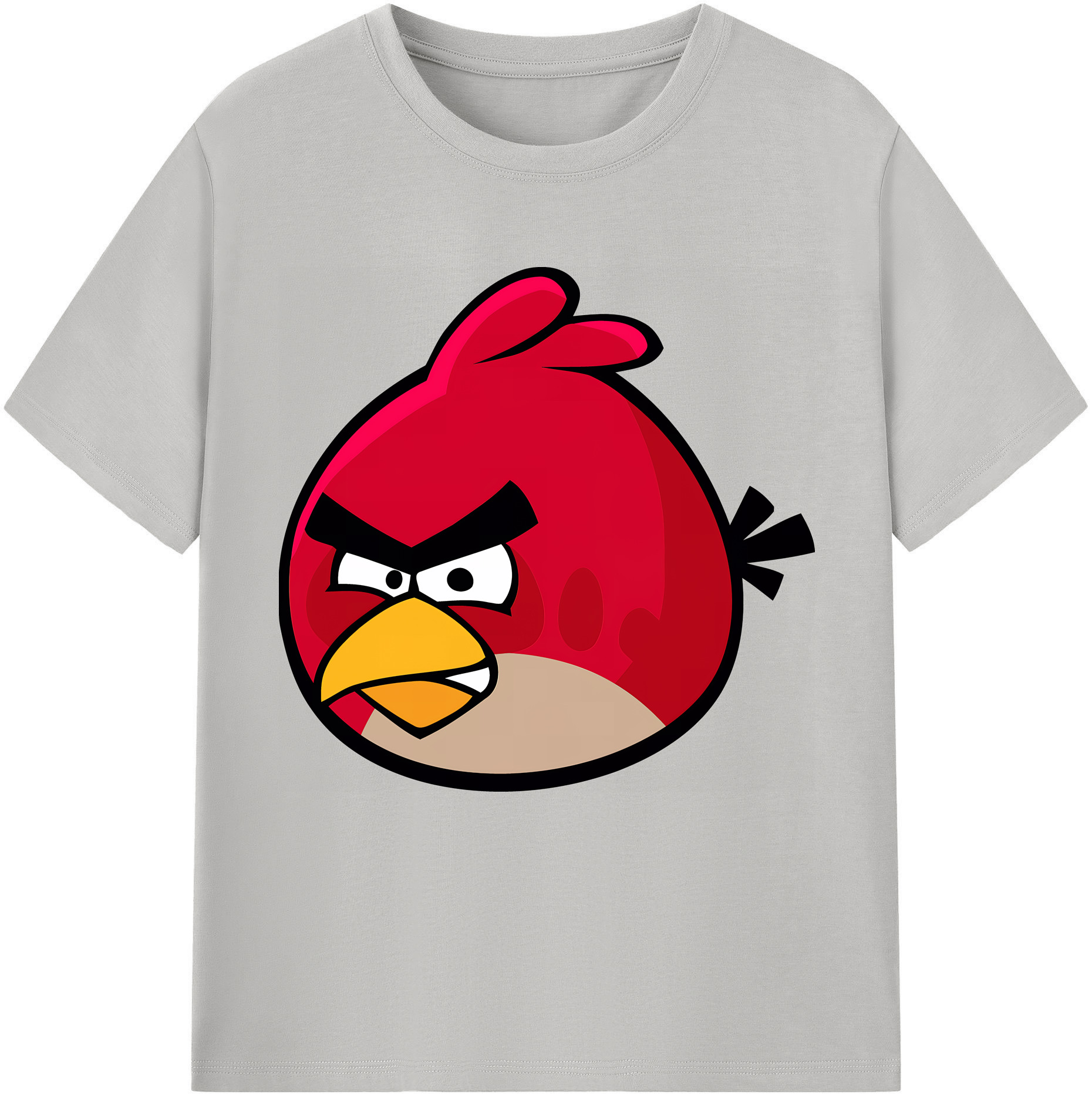 （画像用） Angry Birds アングリーバード レディースカジュアルプリントTシャツ（綿100％）