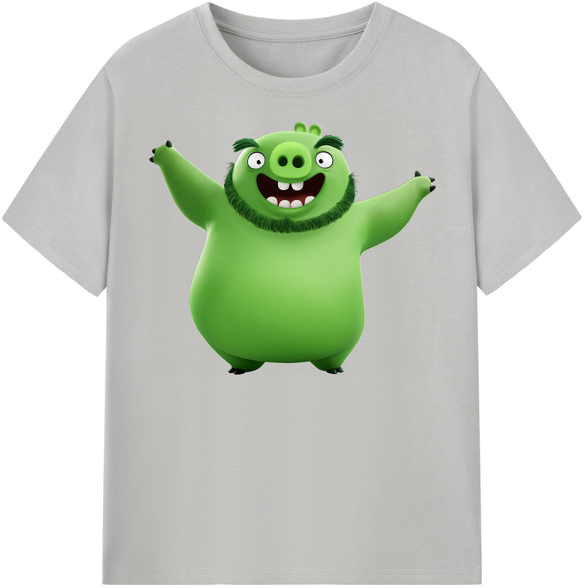 （画像用） Angry Birds アングリーバード レディースカジュアルプリントTシャツ（綿100％）