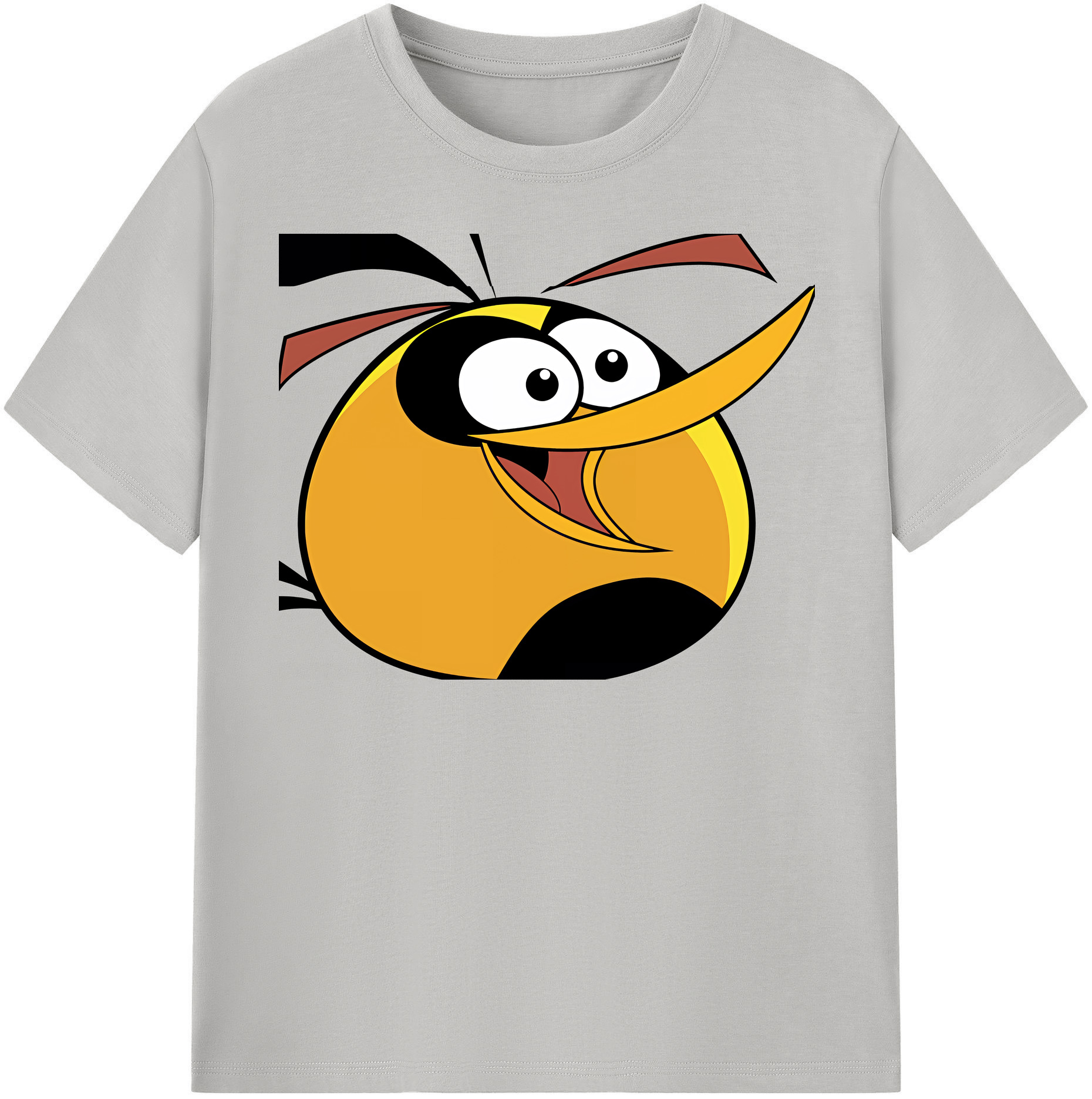 （画像用） Angry Birds アングリーバード レディースカジュアルプリントTシャツ（綿100％）