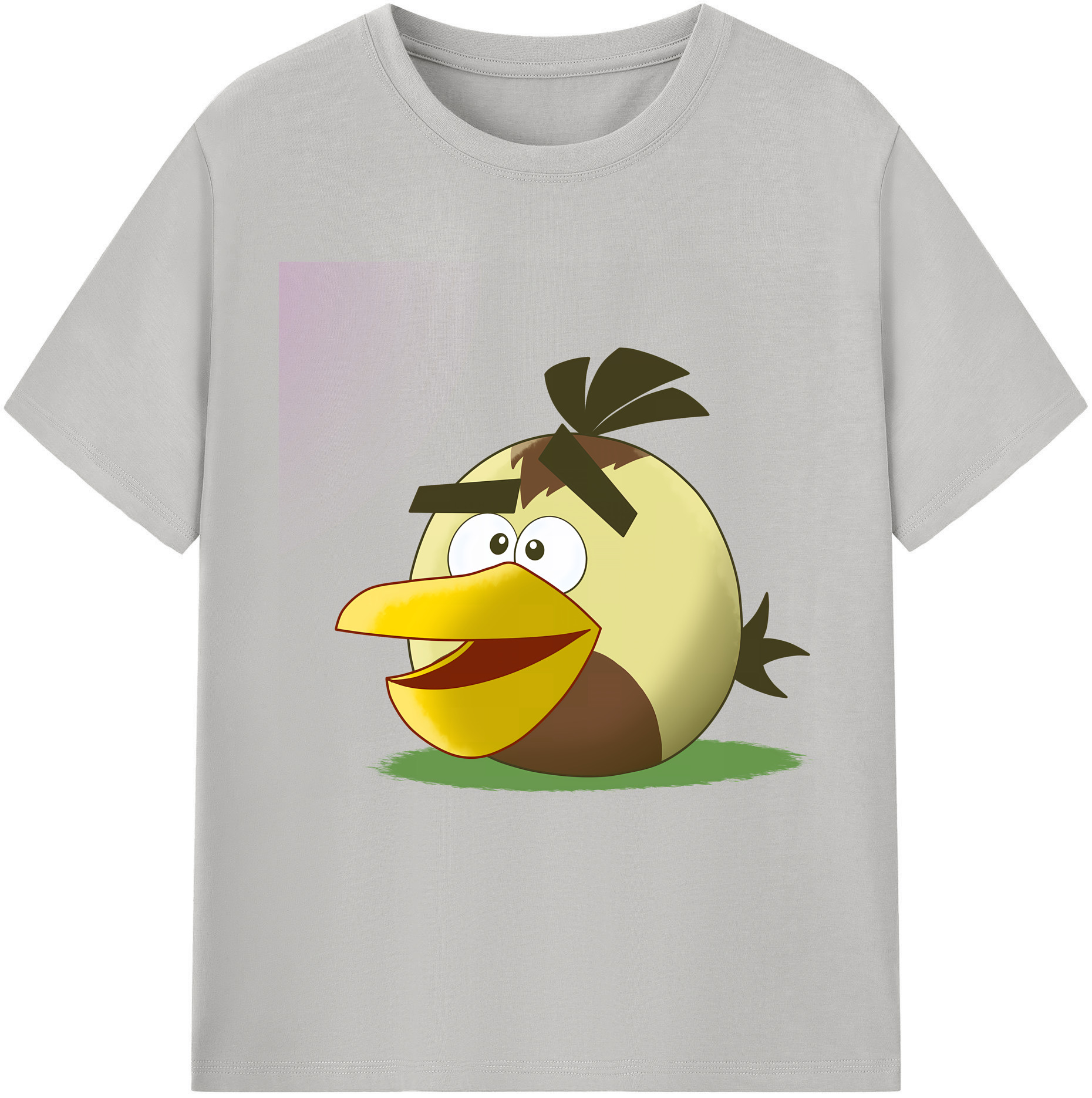 （画像用） Angry Birds アングリーバード レディースカジュアルプリントTシャツ（綿100％）