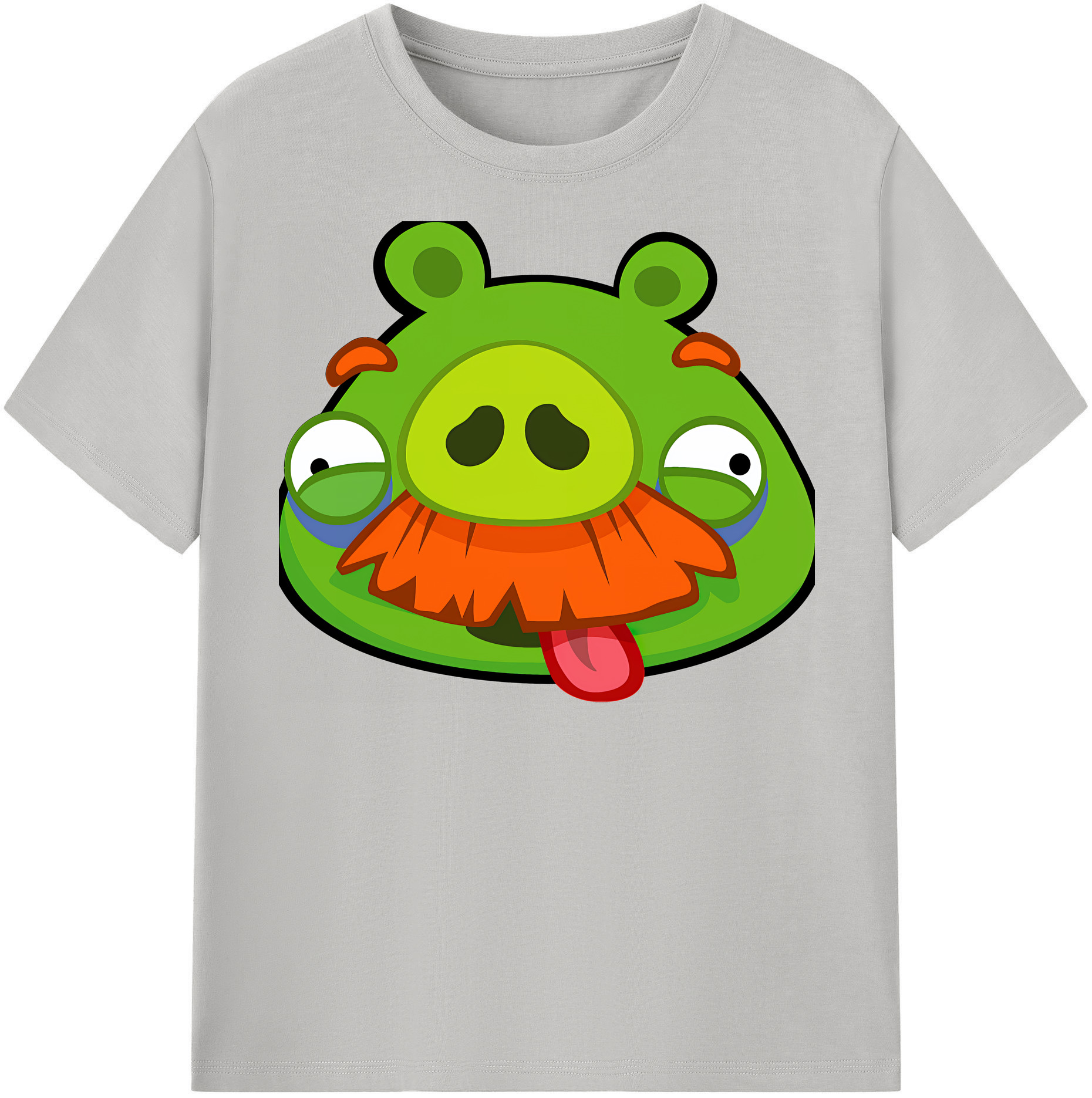 （画像用） Angry Birds アングリーバード レディースカジュアルプリントTシャツ（綿100％）