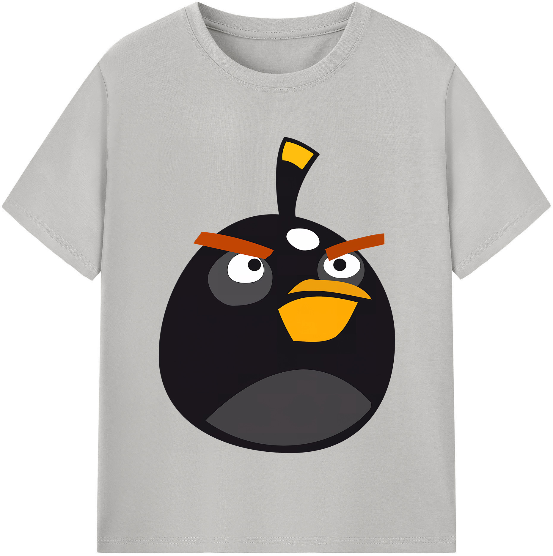 （画像用） Angry Birds アングリーバード レディースカジュアルプリントTシャツ（綿100％）