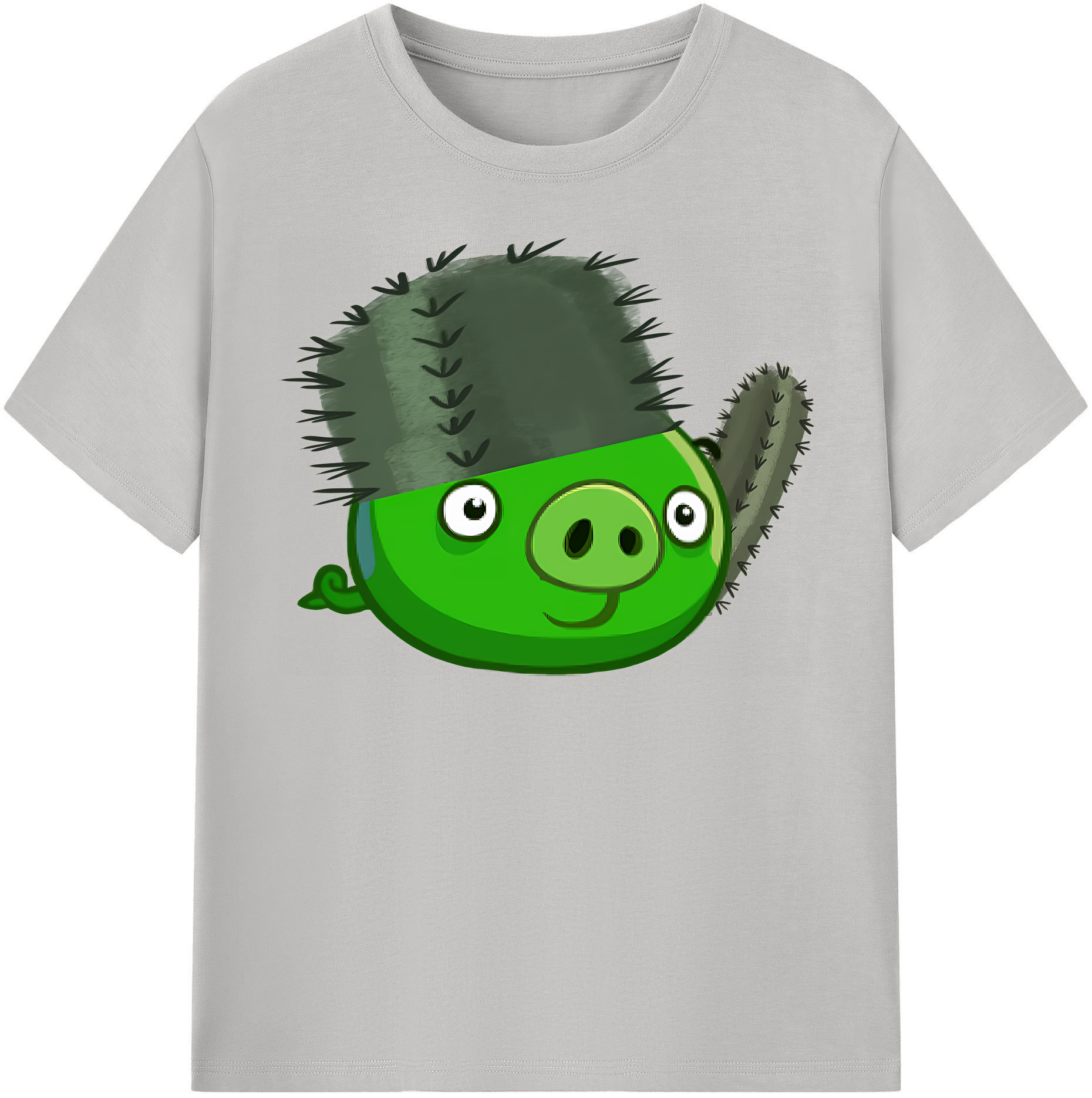 （画像用） Angry Birds アングリーバード レディースカジュアルプリントTシャツ（綿100％）