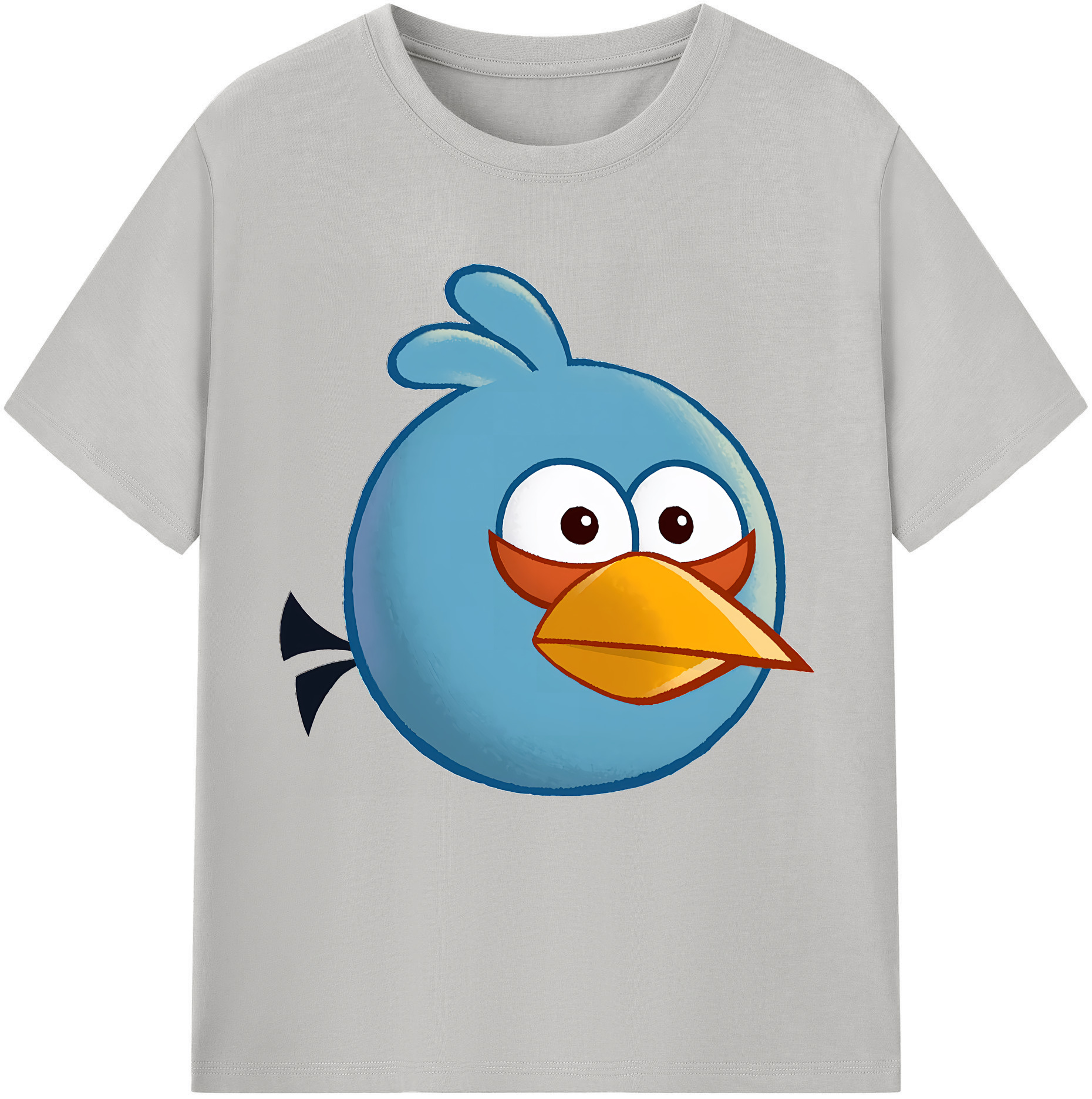 （画像用） Angry Birds アングリーバード レディースカジュアルプリントTシャツ（綿100％）