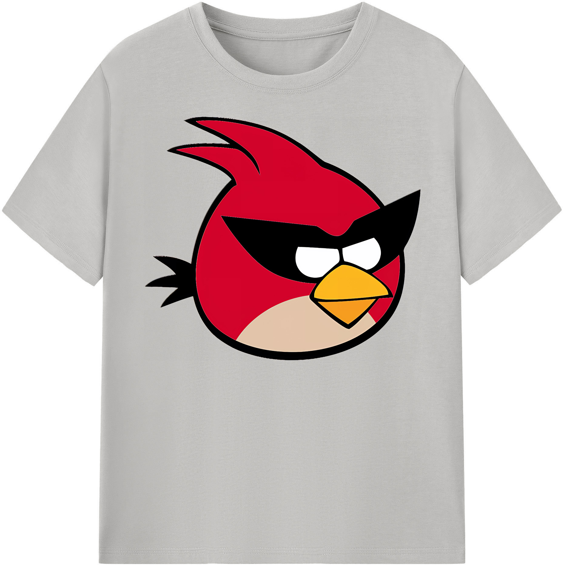 （画像用） Angry Birds アングリーバード レディースカジュアルプリントTシャツ（綿100％）