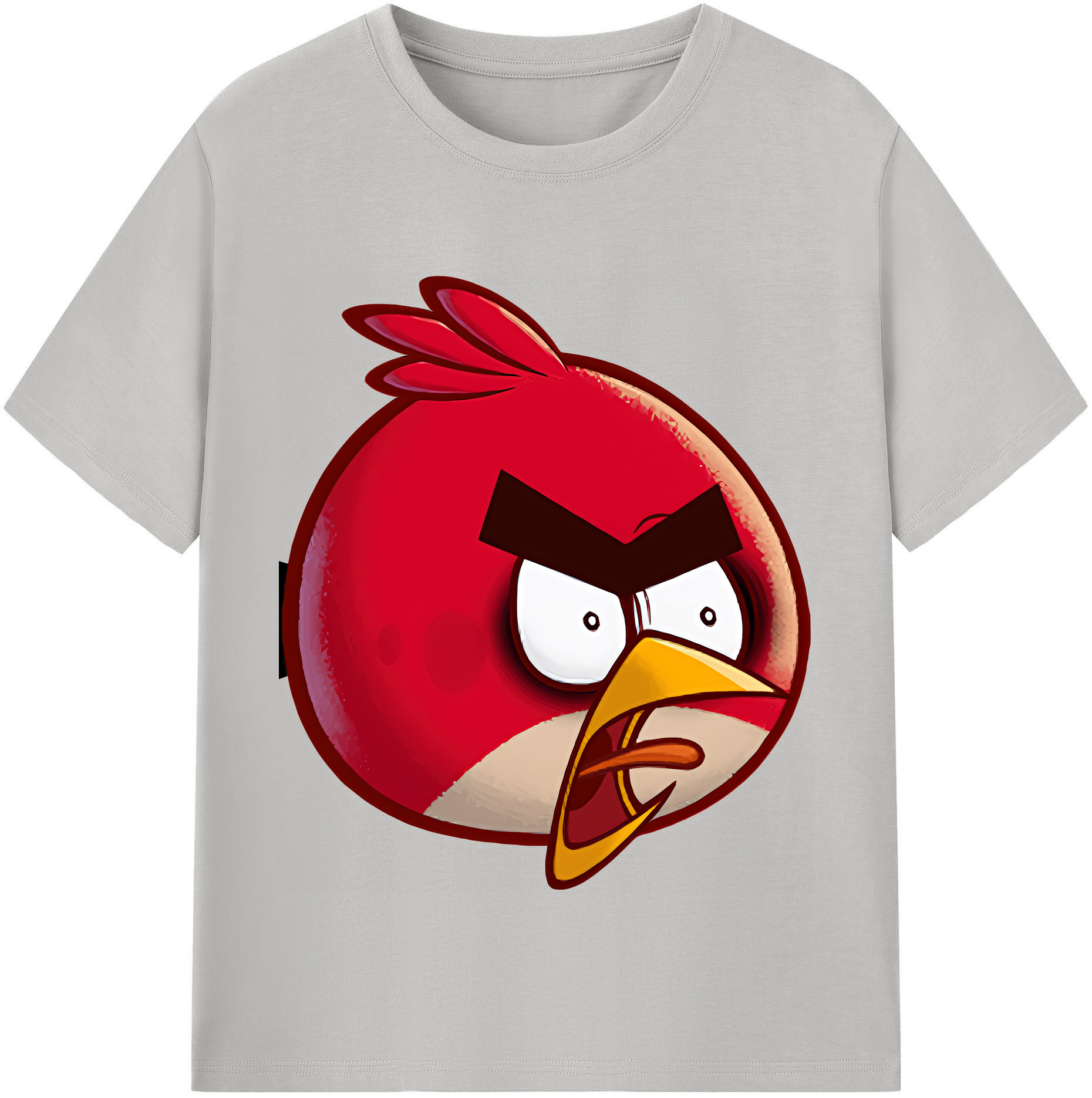 （画像用） Angry Birds アングリーバード レディースカジュアルプリントTシャツ（綿100％）