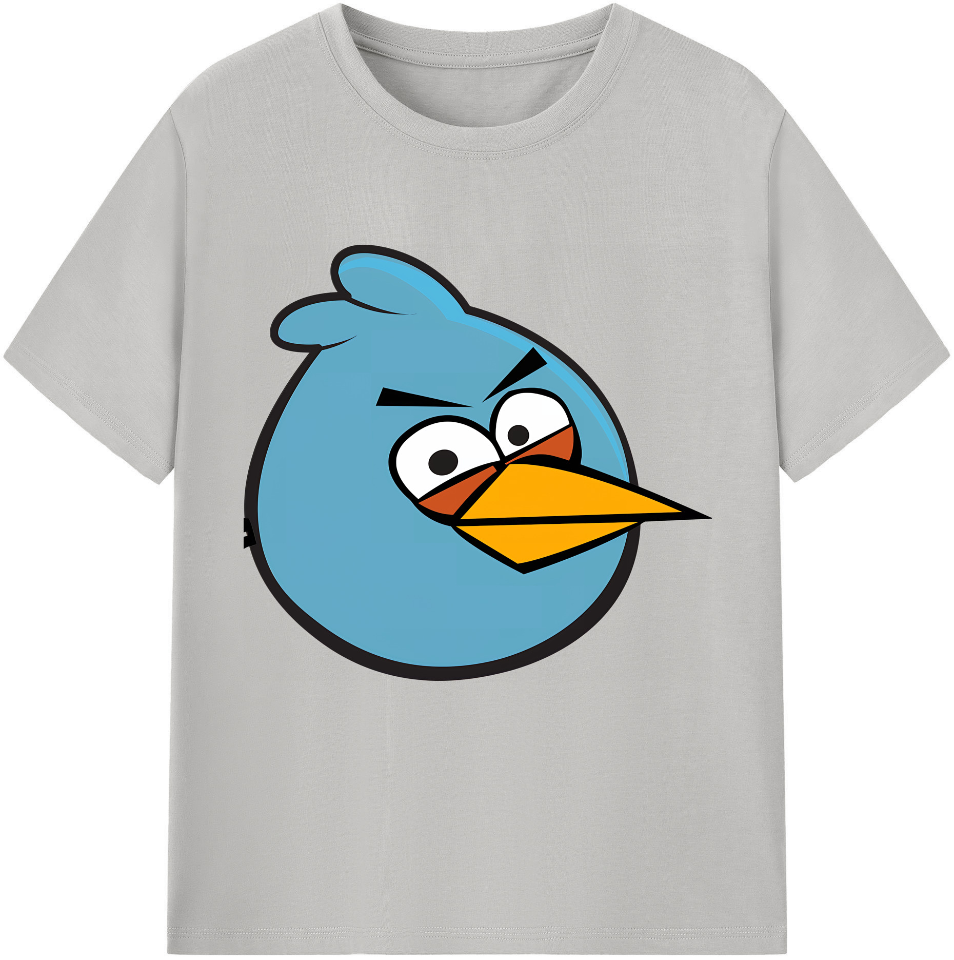 （画像用） Angry Birds アングリーバード レディースカジュアルプリントTシャツ（綿100％）