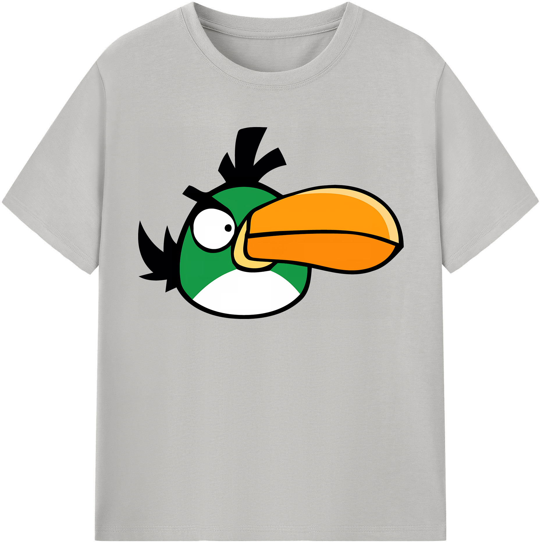（画像用） Angry Birds アングリーバード レディースカジュアルプリントTシャツ（綿100％）