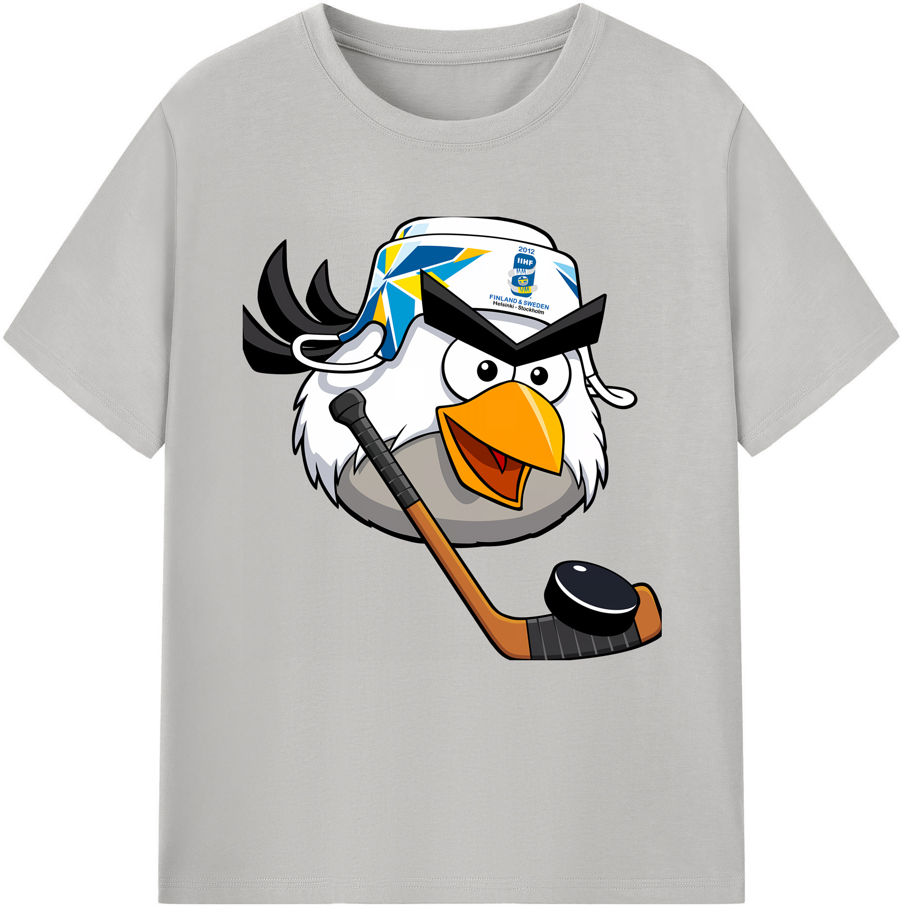 （画像用） Angry Birds アングリーバード レディースカジュアルプリントTシャツ（綿100％）