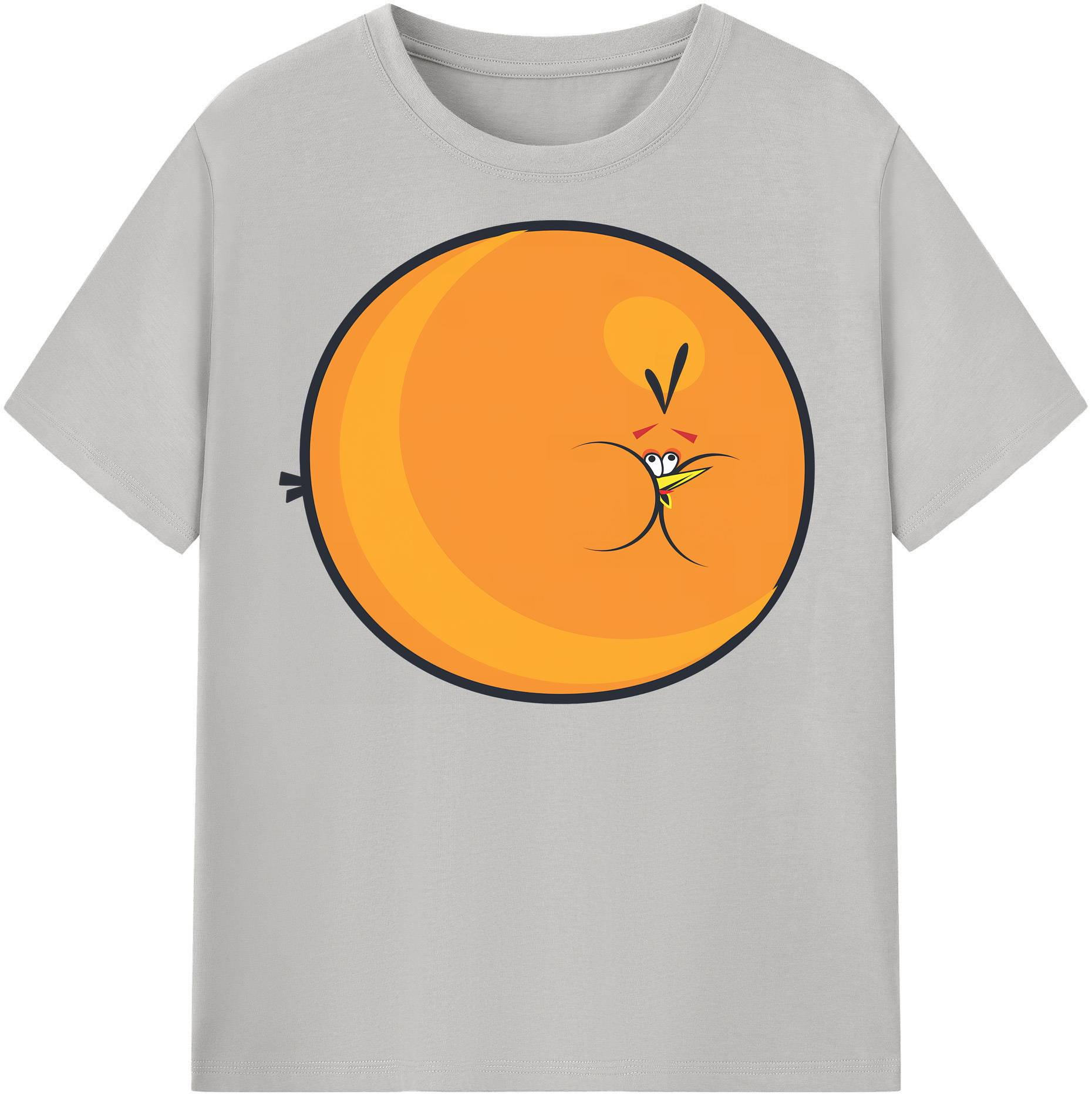 （画像用） Angry Birds アングリーバード レディースカジュアルプリントTシャツ（綿100％）