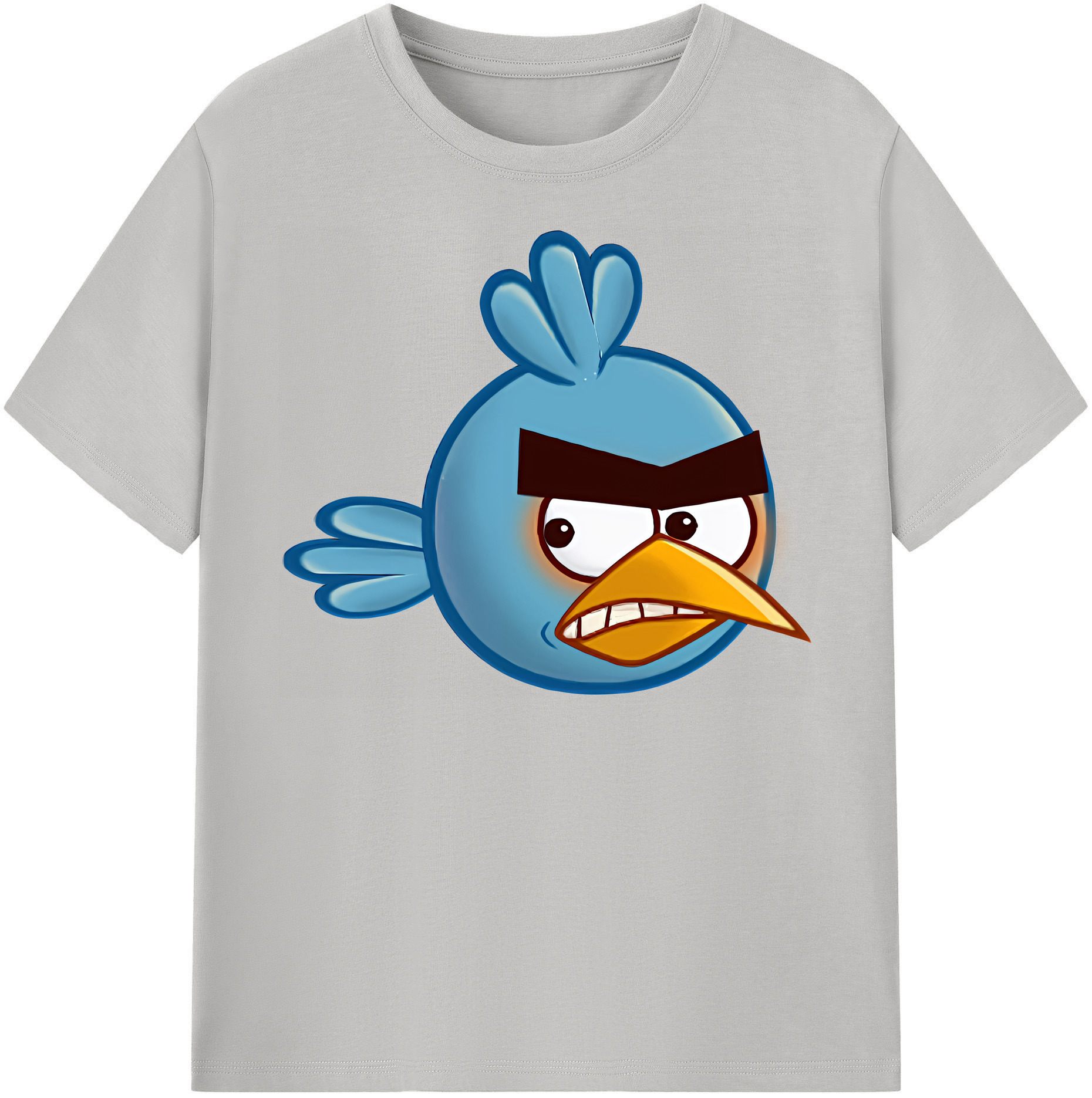 （画像用） Angry Birds アングリーバード レディースカジュアルプリントTシャツ（綿100％）