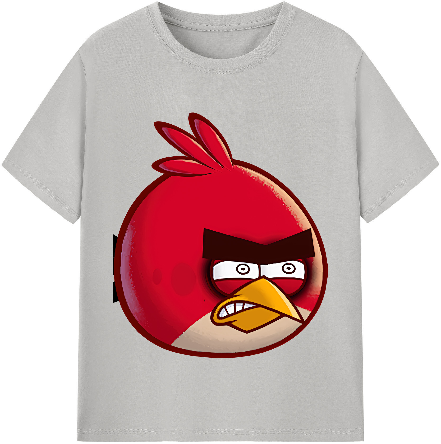 （画像用） Angry Birds アングリーバード レディースカジュアルプリントTシャツ（綿100％）