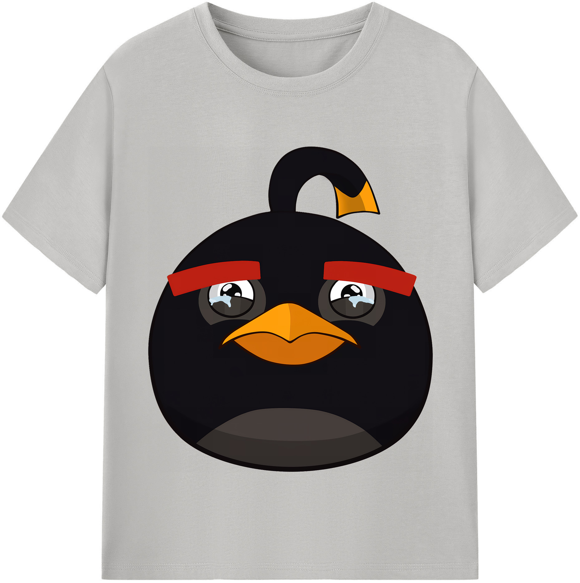（画像用） Angry Birds アングリーバード レディースカジュアルプリントTシャツ（綿100％）