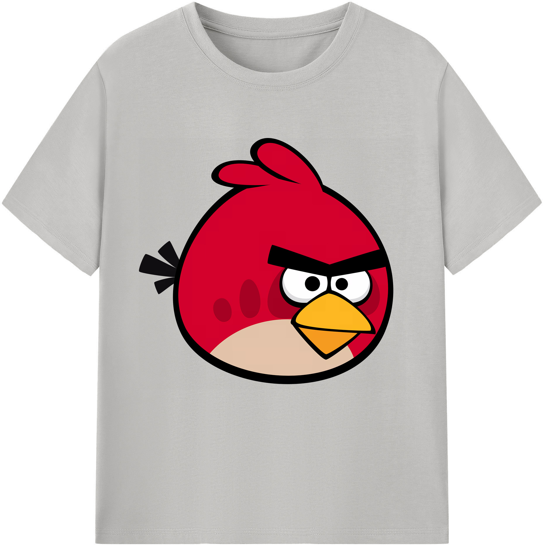（画像用） Angry Birds アングリーバード レディースカジュアルプリントTシャツ（綿100％）