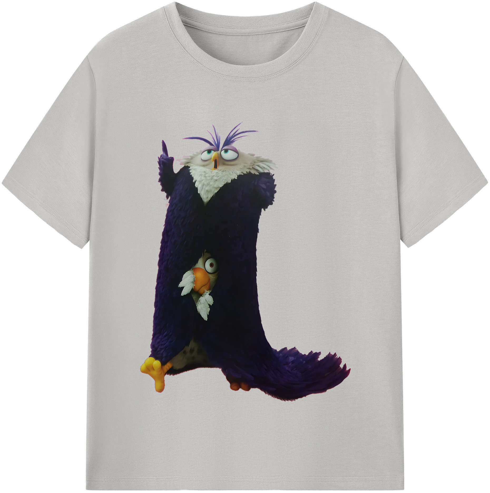 （画像用） Angry Birds アングリーバード レディースカジュアルプリントTシャツ（綿100％）