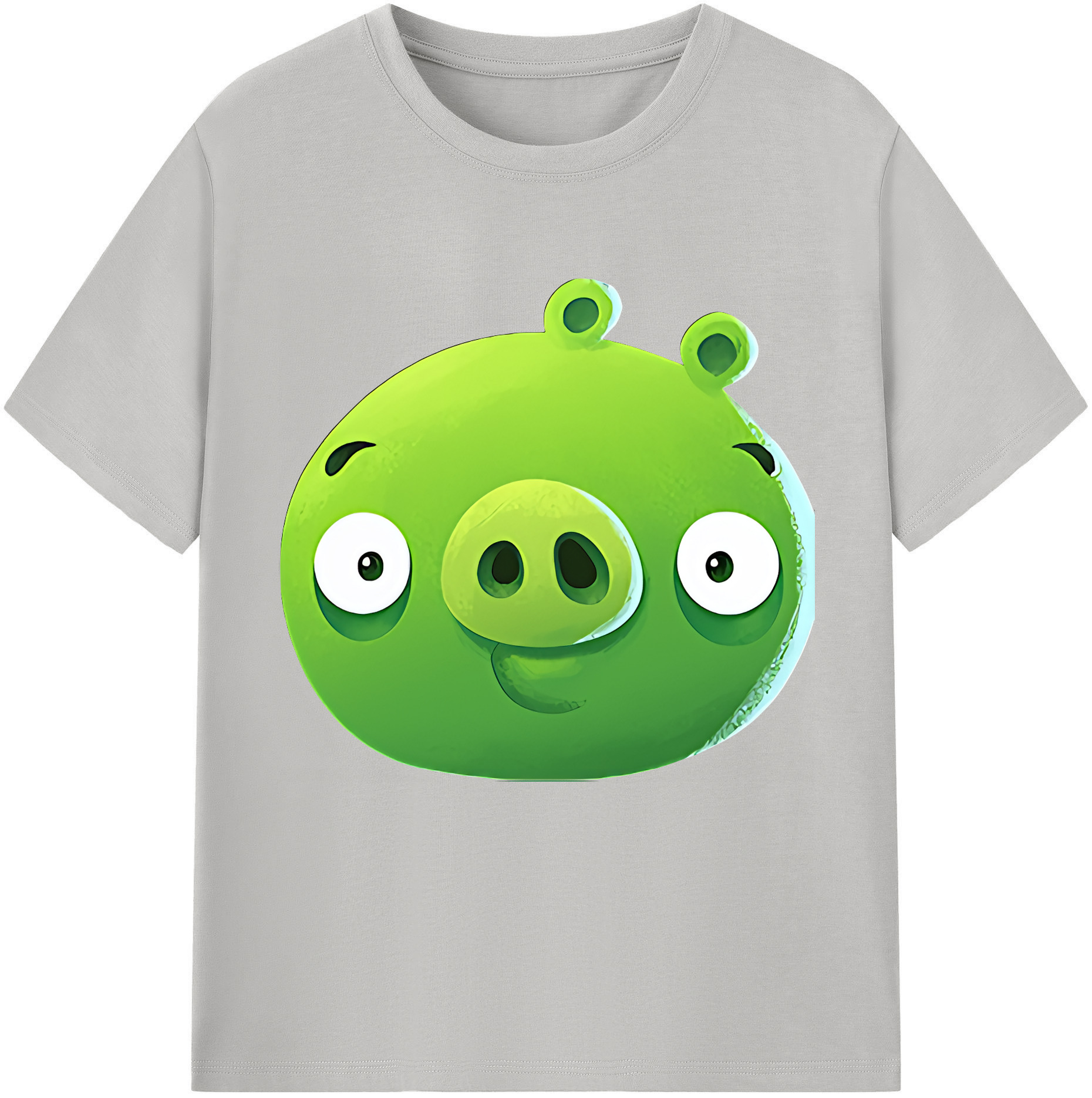 （画像用） Angry Birds アングリーバード レディースカジュアルプリントTシャツ（綿100％）