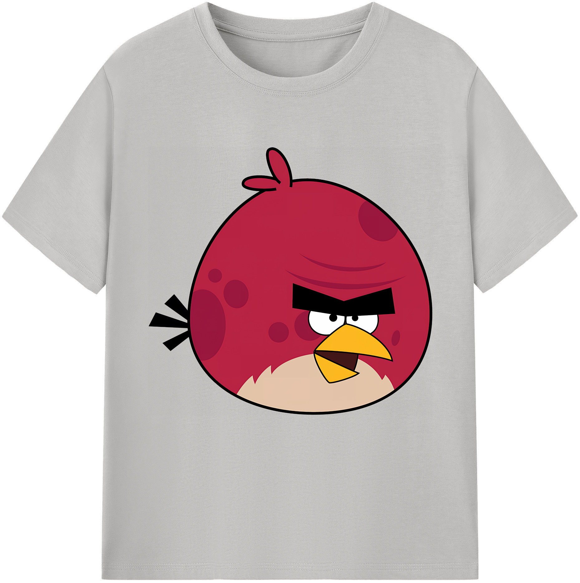 （画像用） Angry Birds アングリーバード レディースカジュアルプリントTシャツ（綿100％）